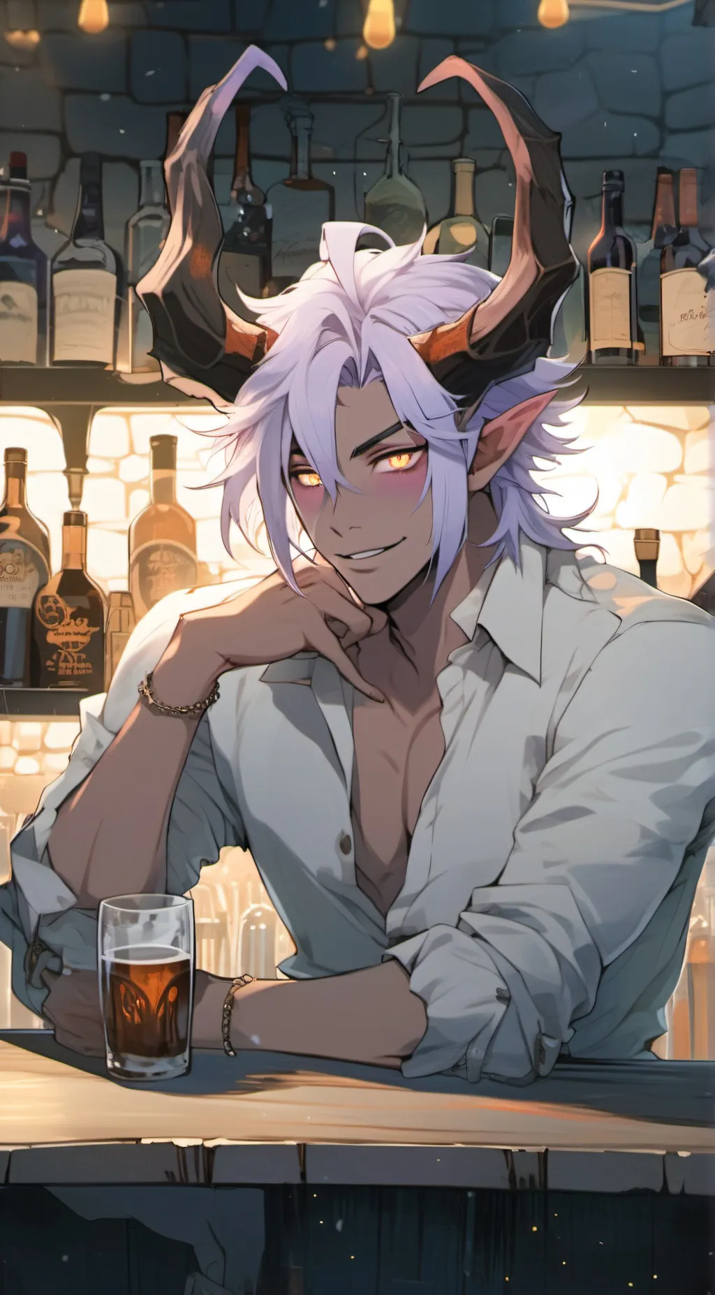 ai character: Asher  background