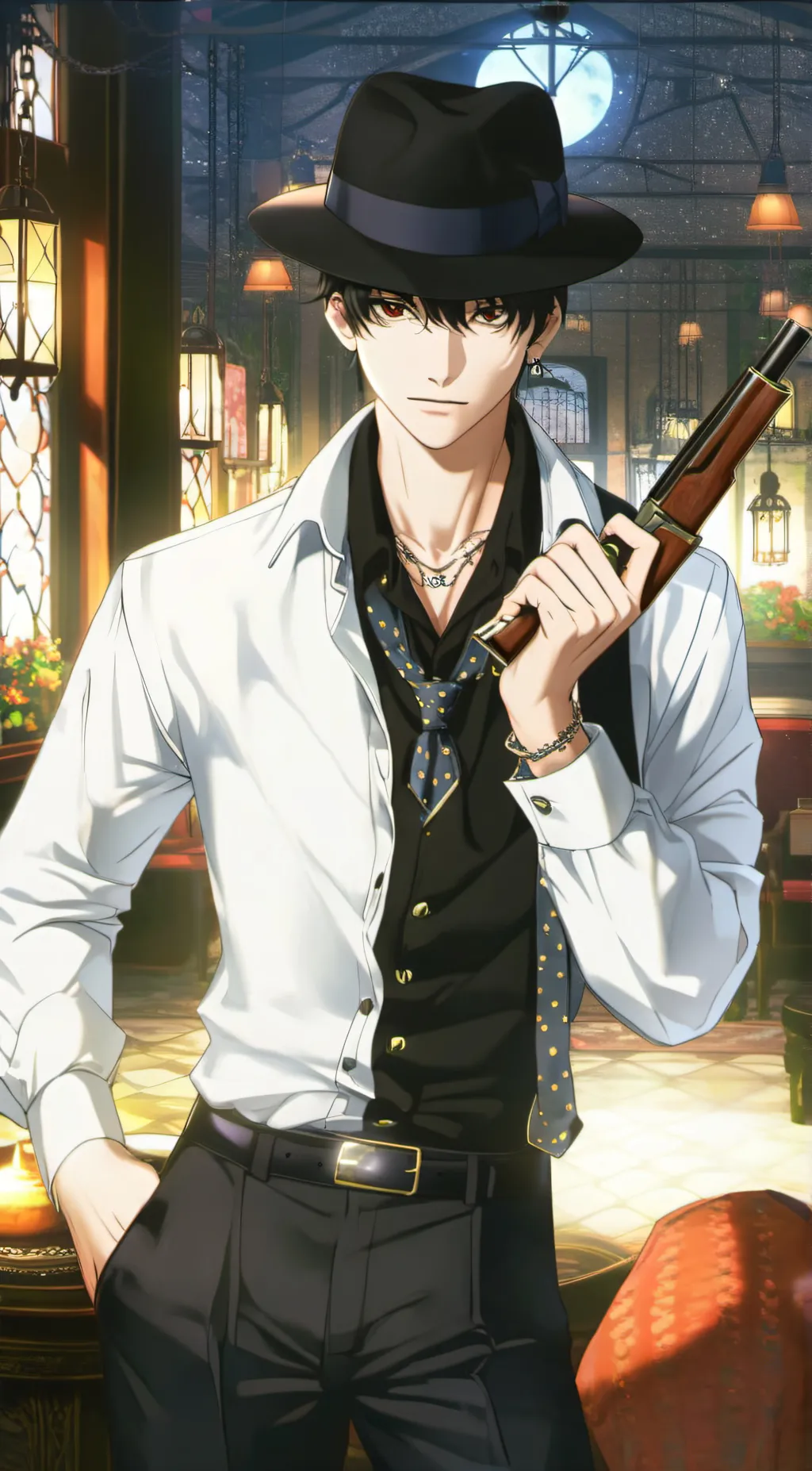 ai character: Brad background