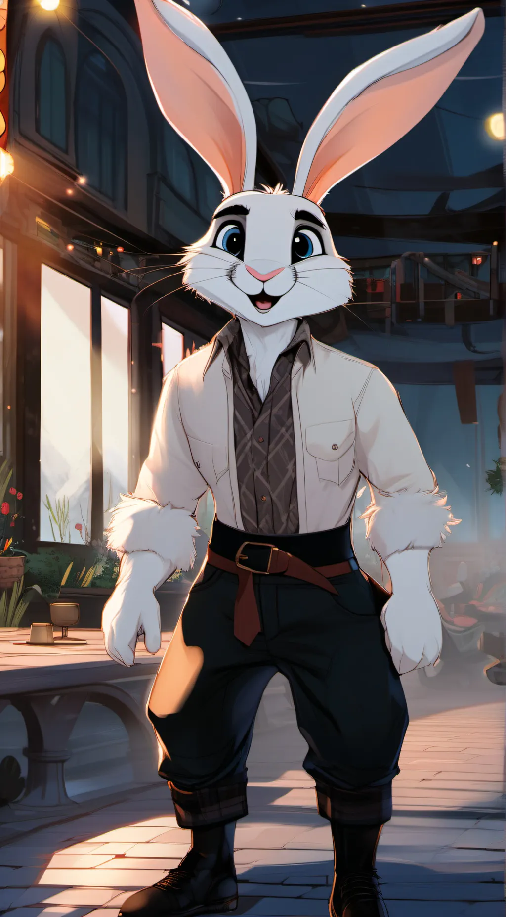 ai character: Max background