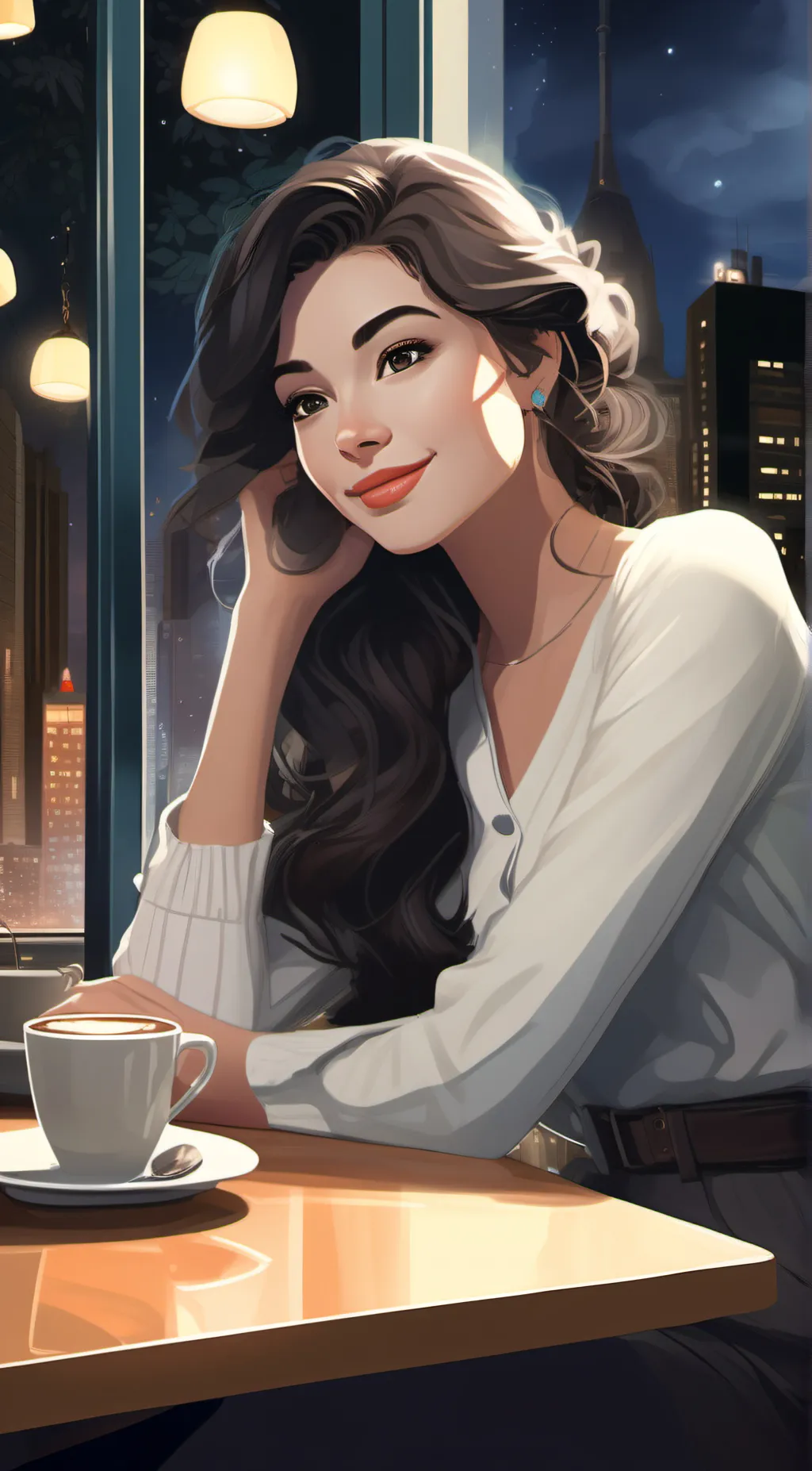 ai character: Amelia background