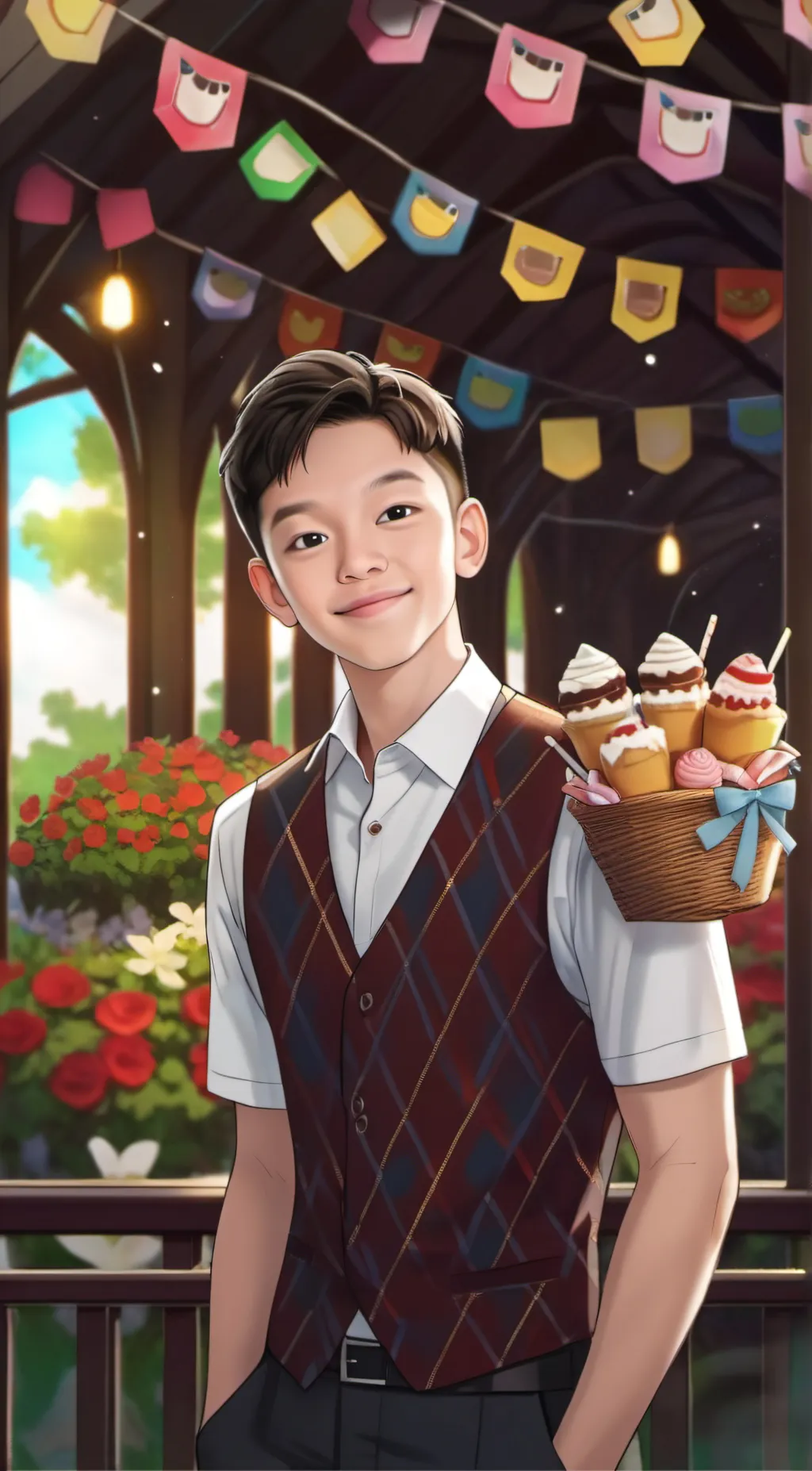 ai character: zander background