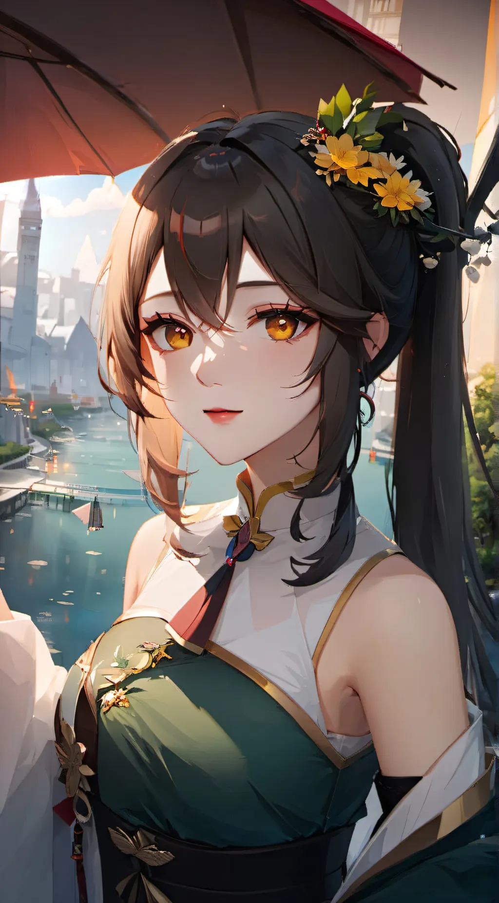 ai character: Zoey background