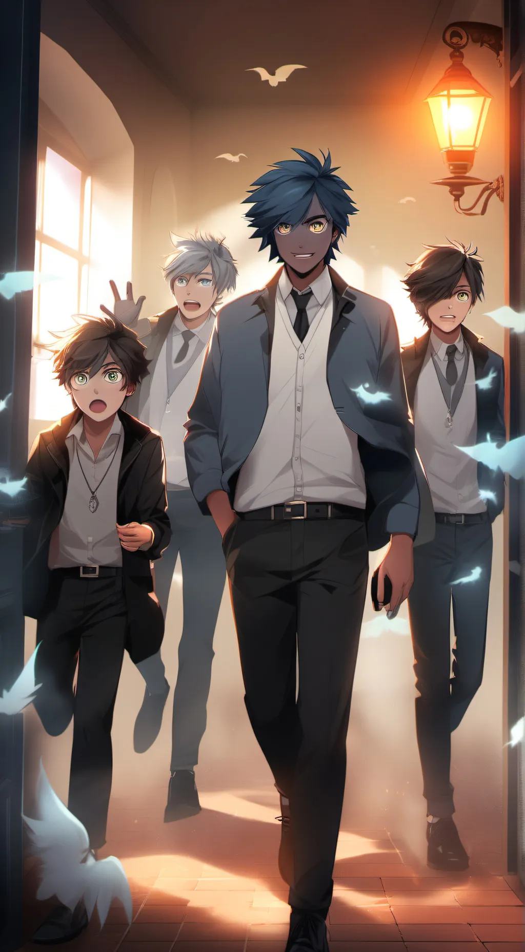 ai character: HUNTING GHOST background