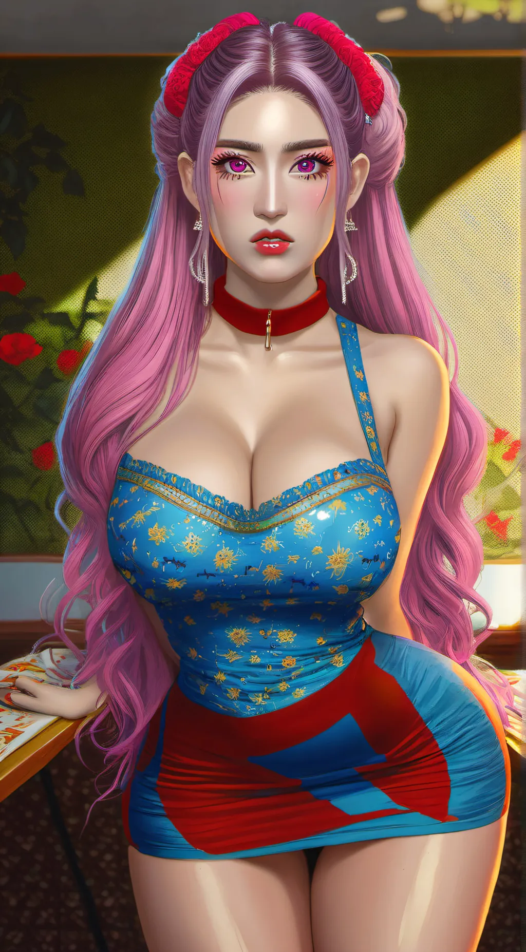 ai character: Lily background