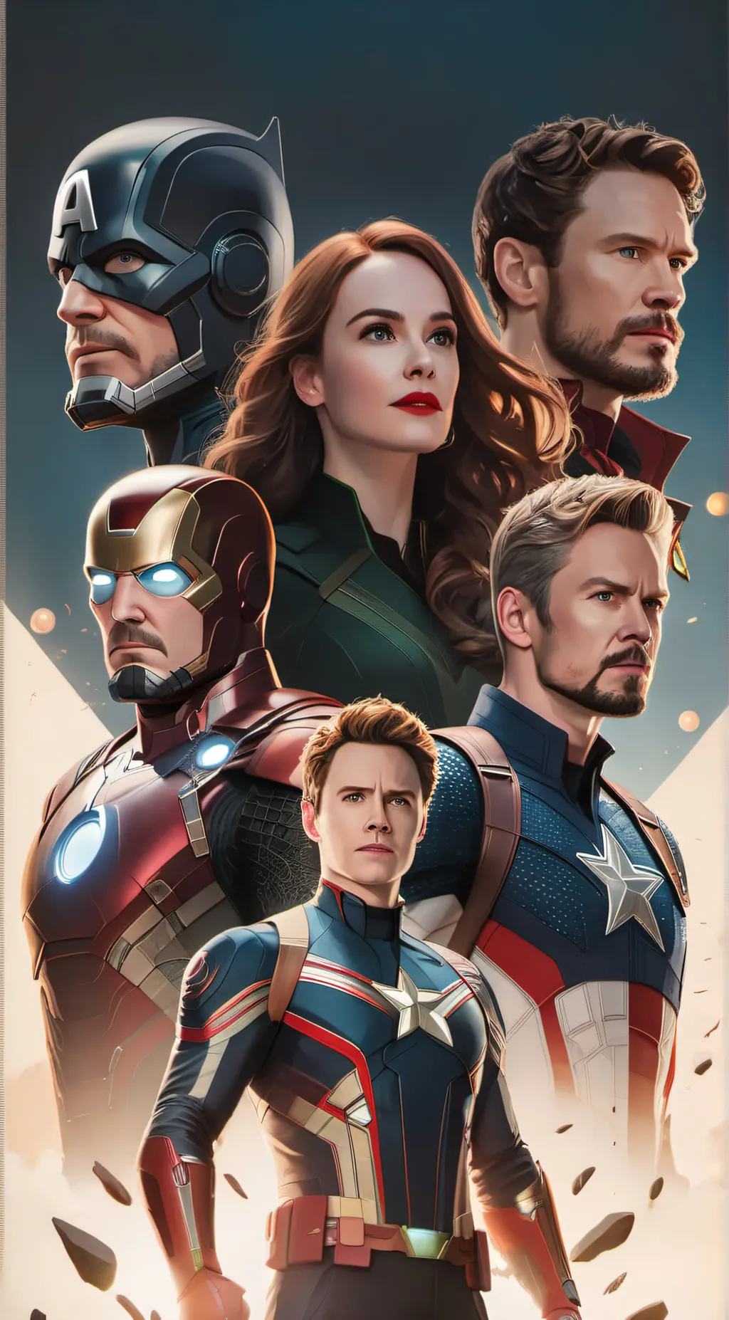 ai character: The advengers  background