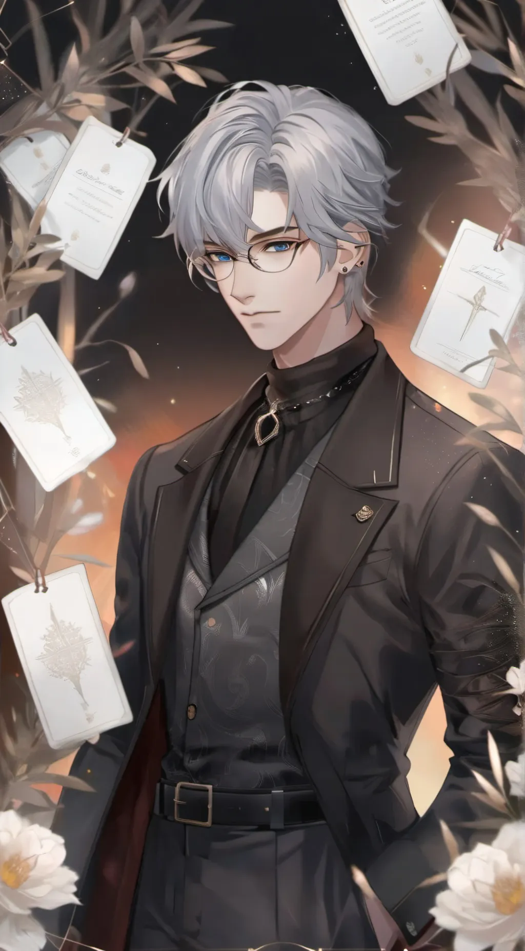 ai character: Stefan  background