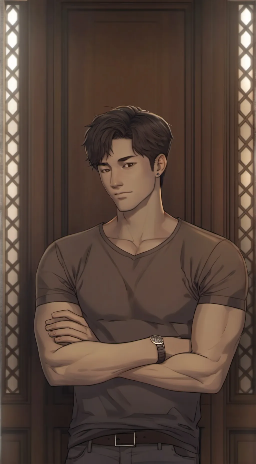 ai character: Kai  background