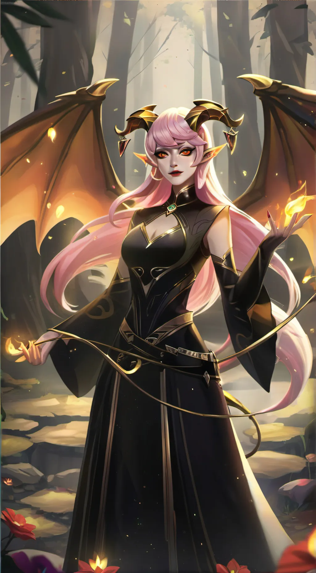 ai character: Hail Demon background