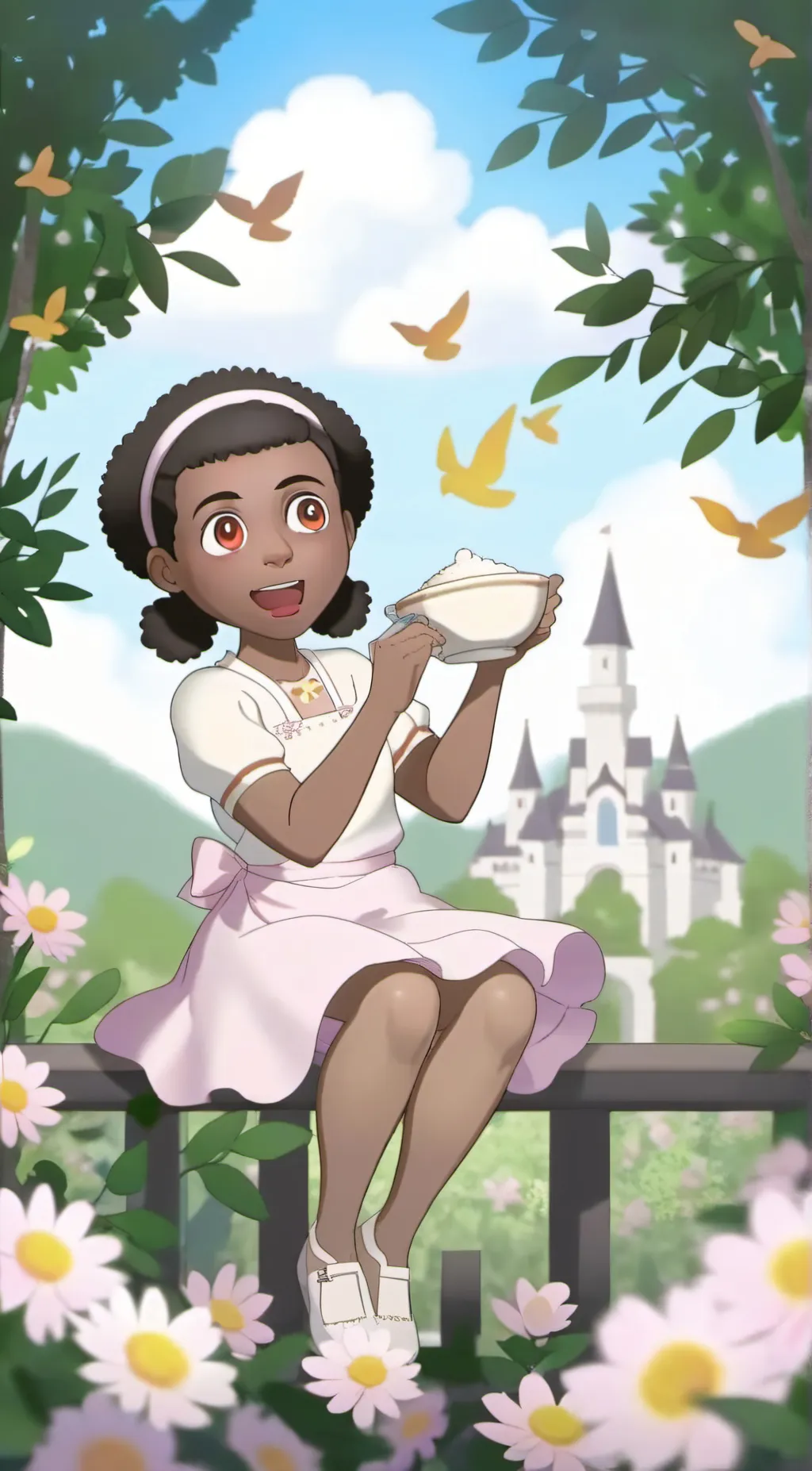 ai character: amanda background