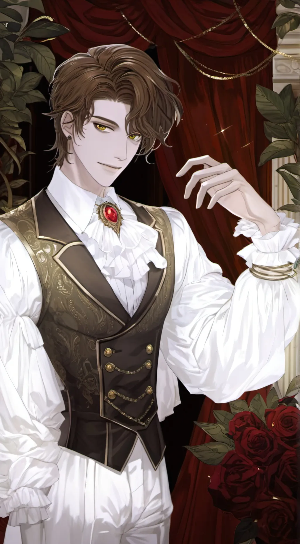 ai character: crassius curio background