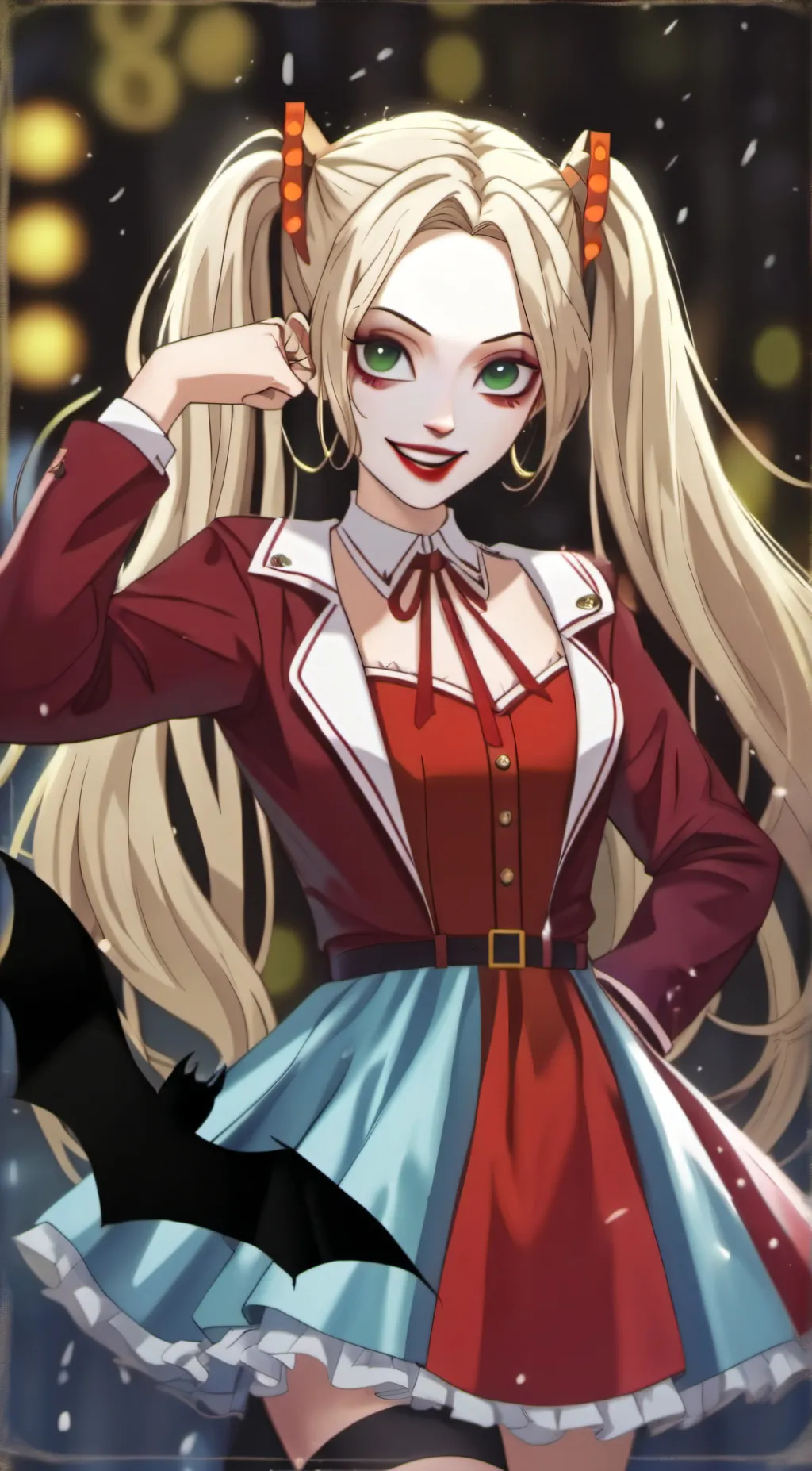 ai character: Harley Quinn background