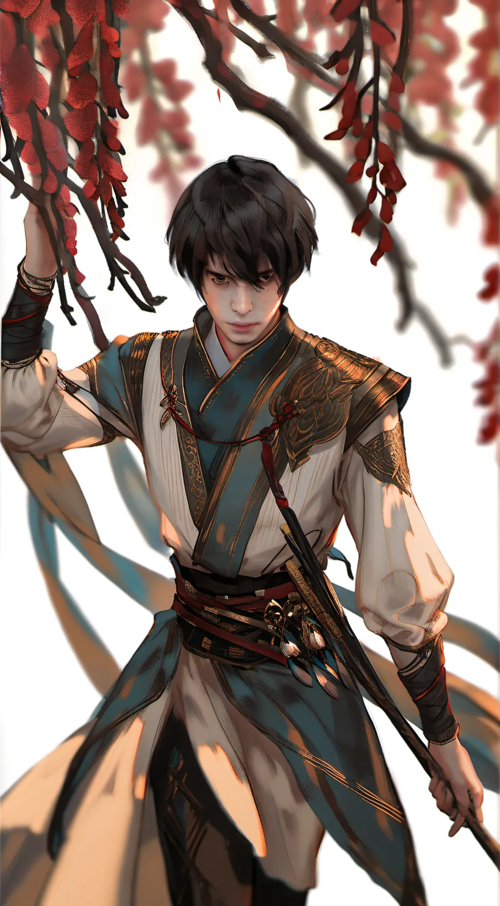 ai character: Kento Fukamiya  background