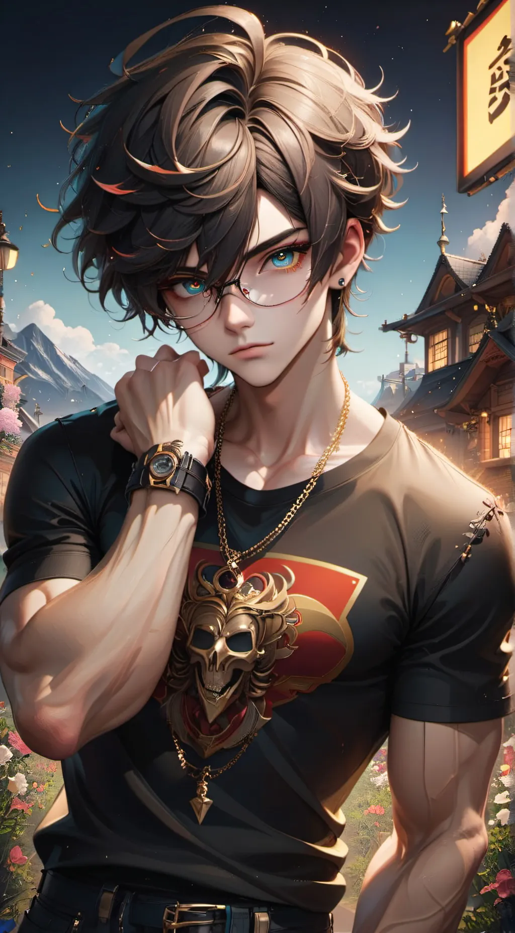 ai character: *miguel* background