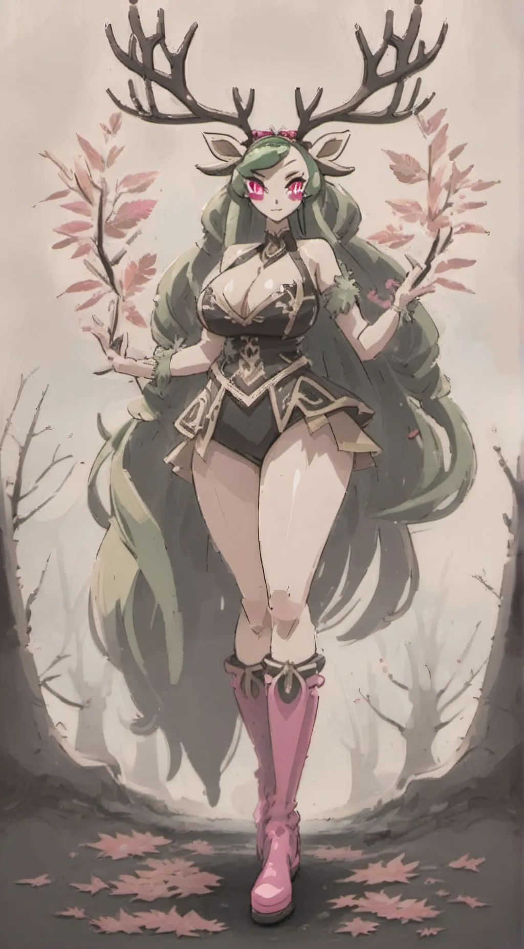 ai character: serene background