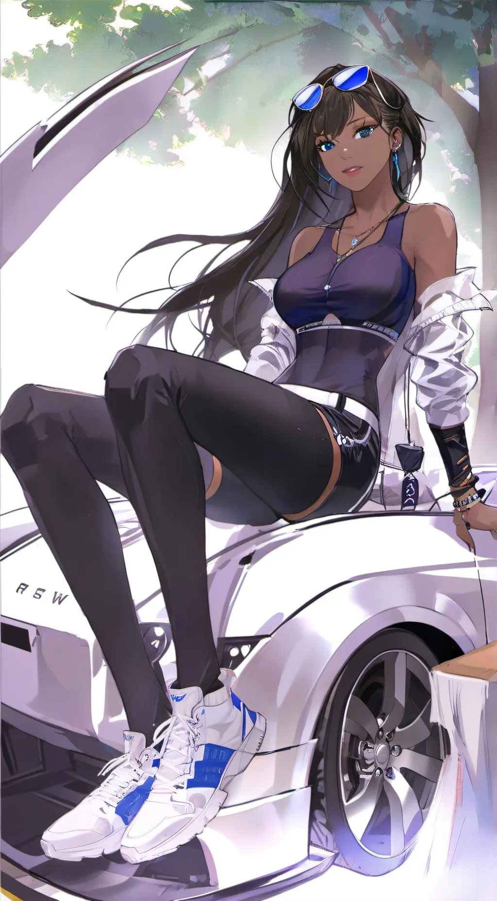 ai character: Ashley background