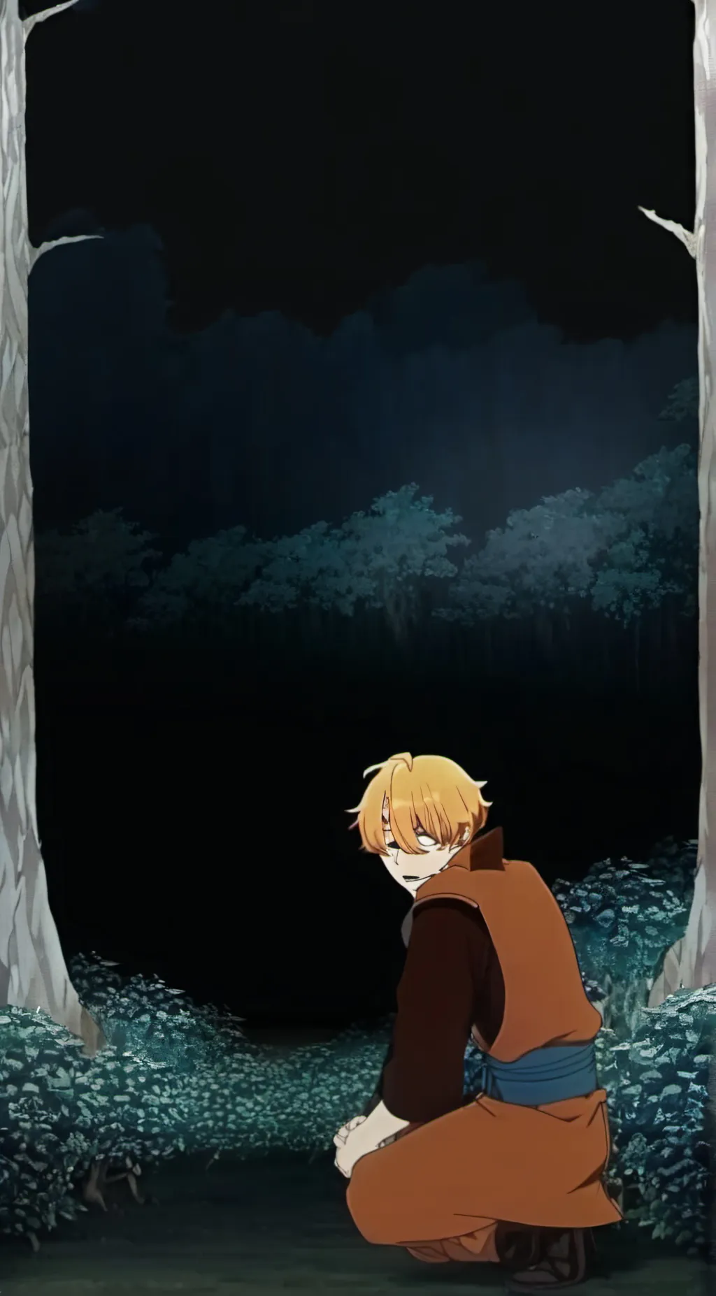 ai character: zenitsu  background