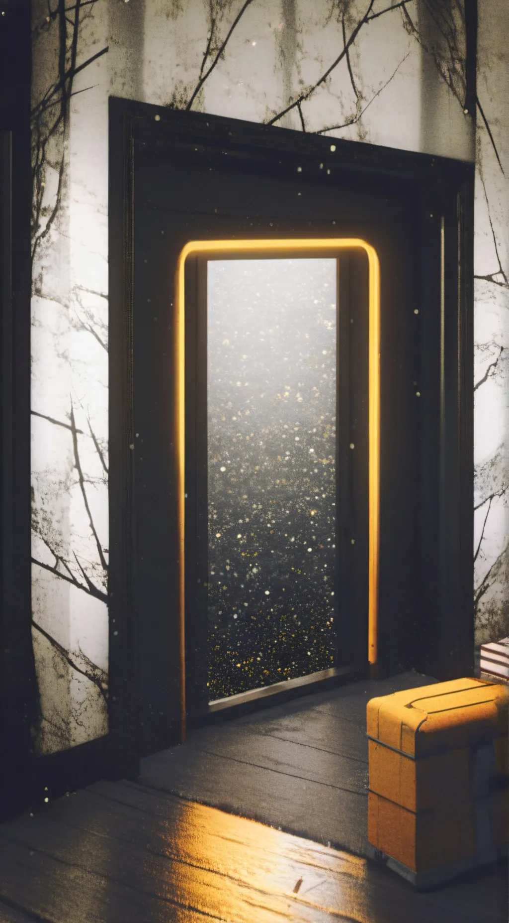 ai character: lonely  background