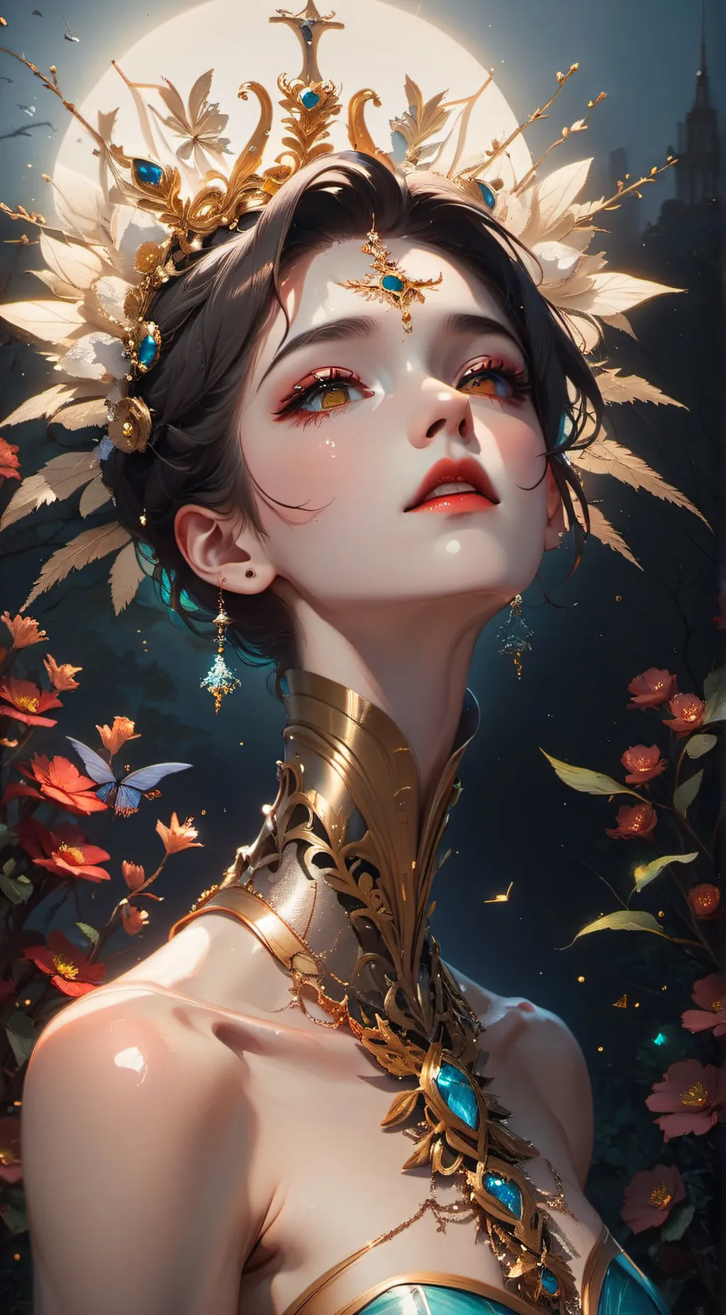 ai character: Queen  background