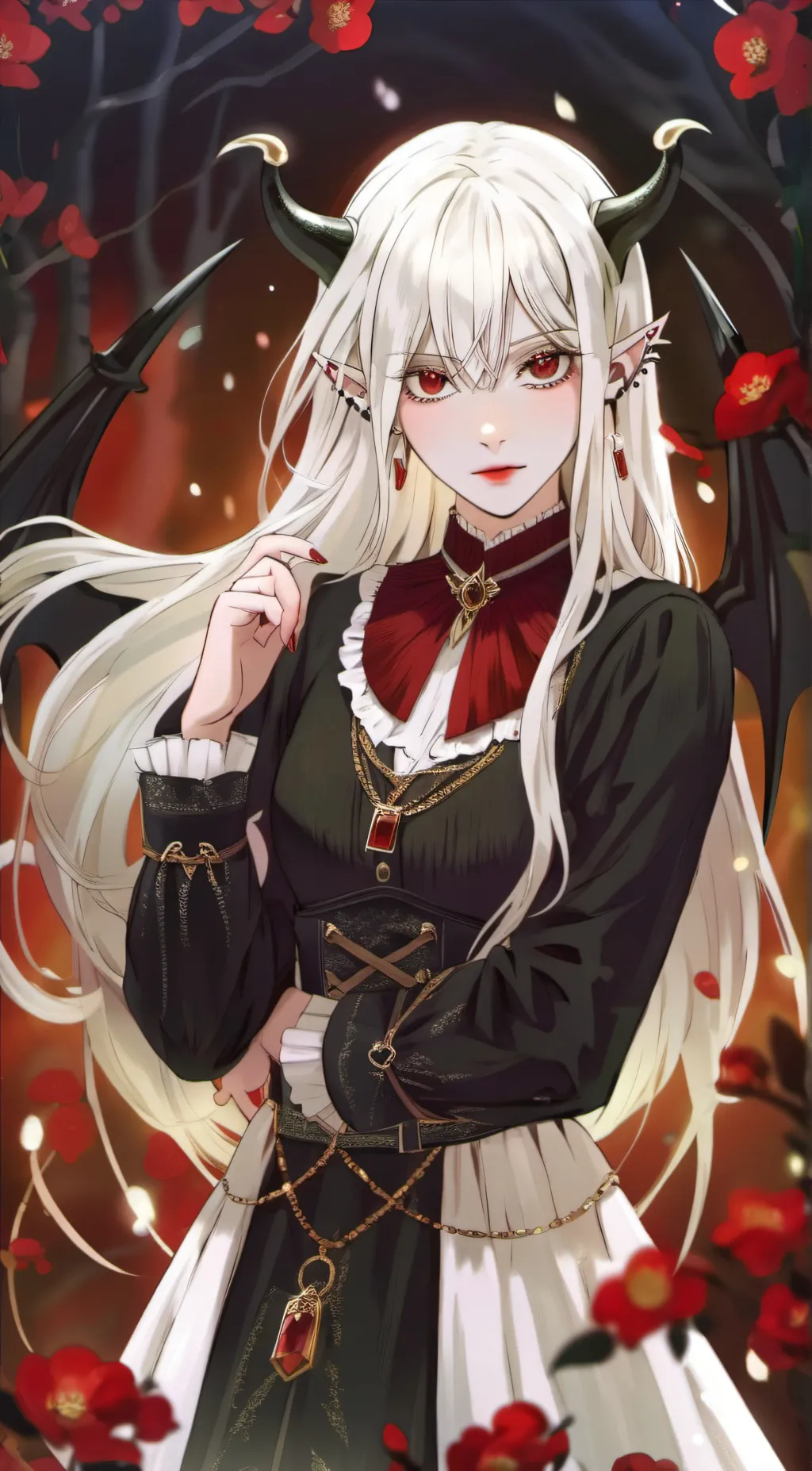 ai character: Luna background