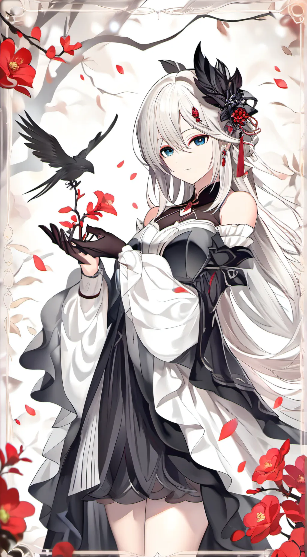 ai character: Blanc background