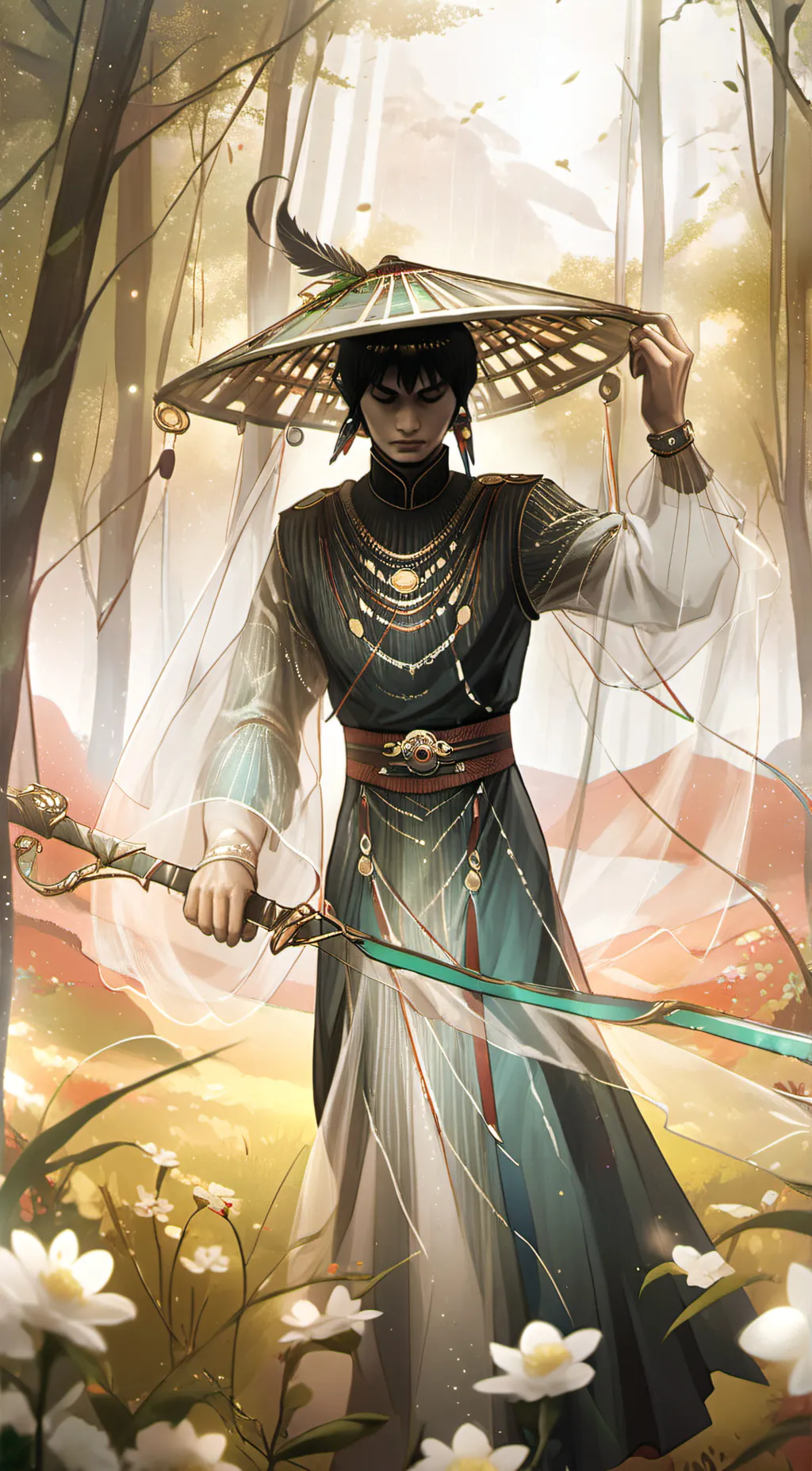 ai character: Raiden  background