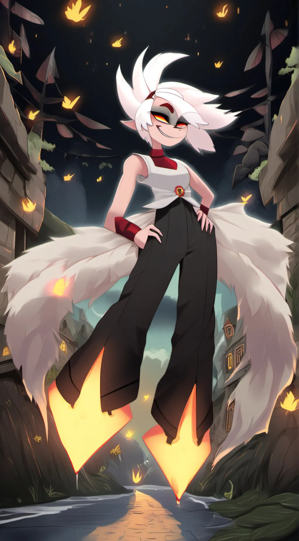 ai character: Angel dust background