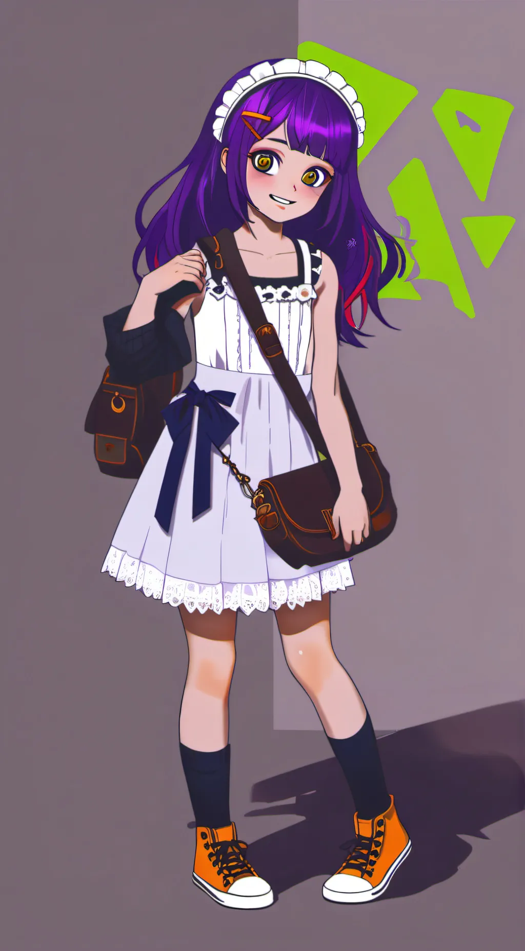 ai character: Luna background