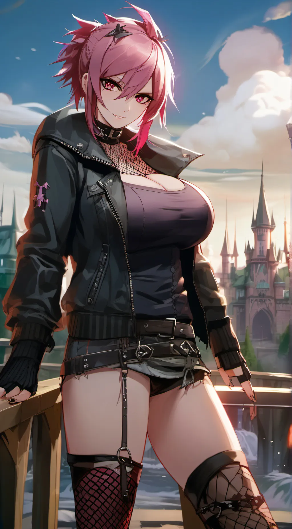 ai character: Ebony background