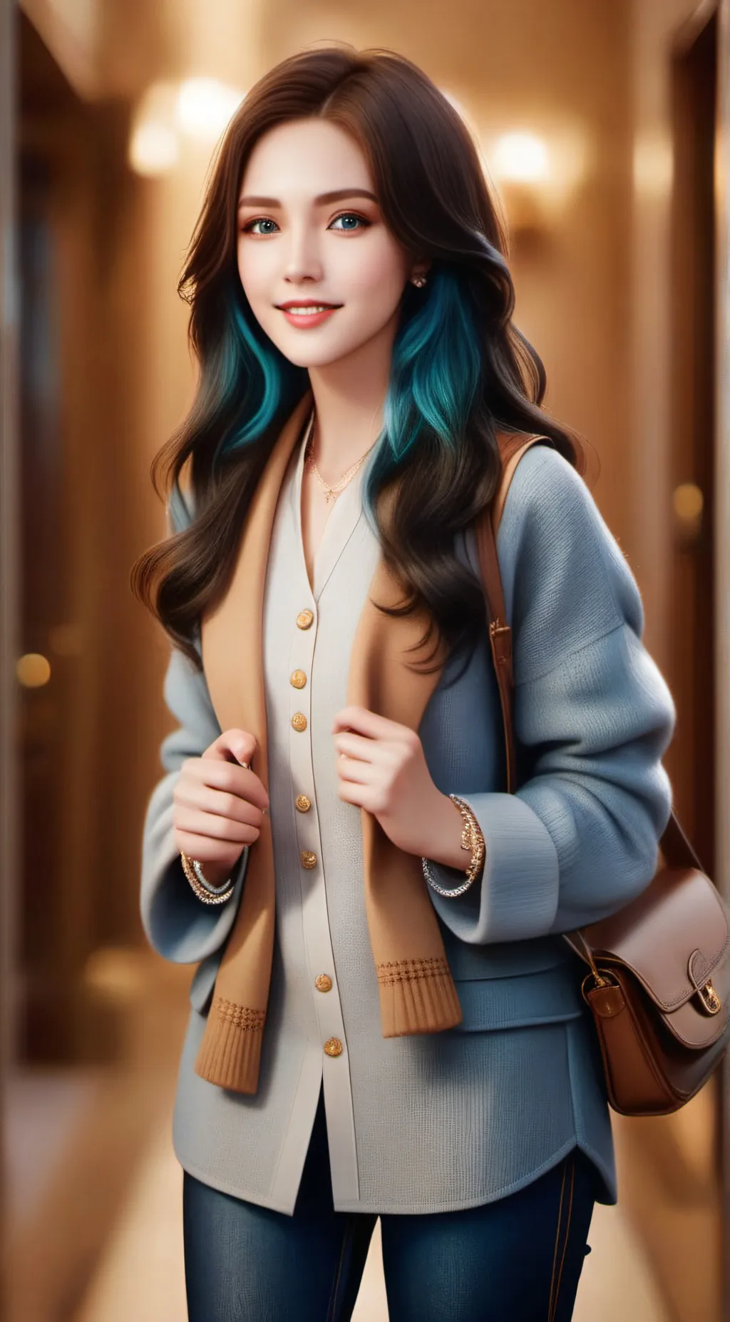 ai character: macy background