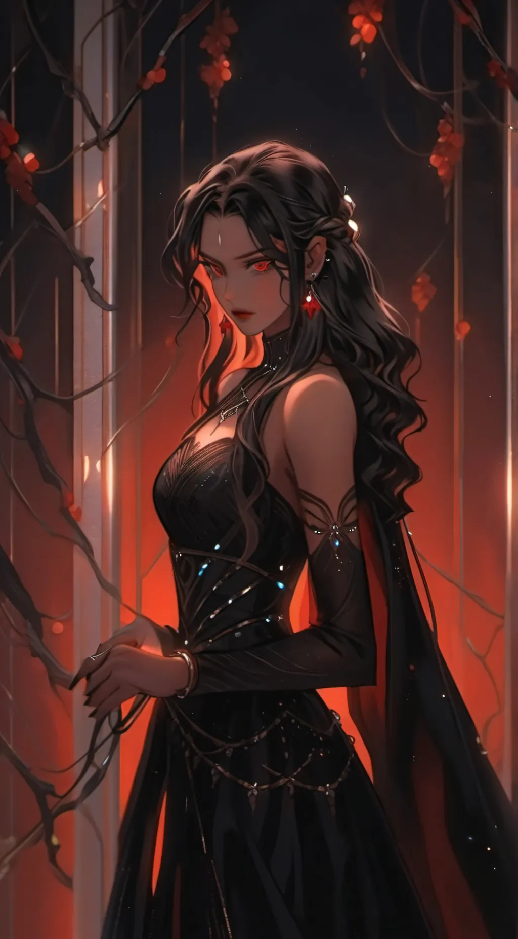 ai character: Sakura background