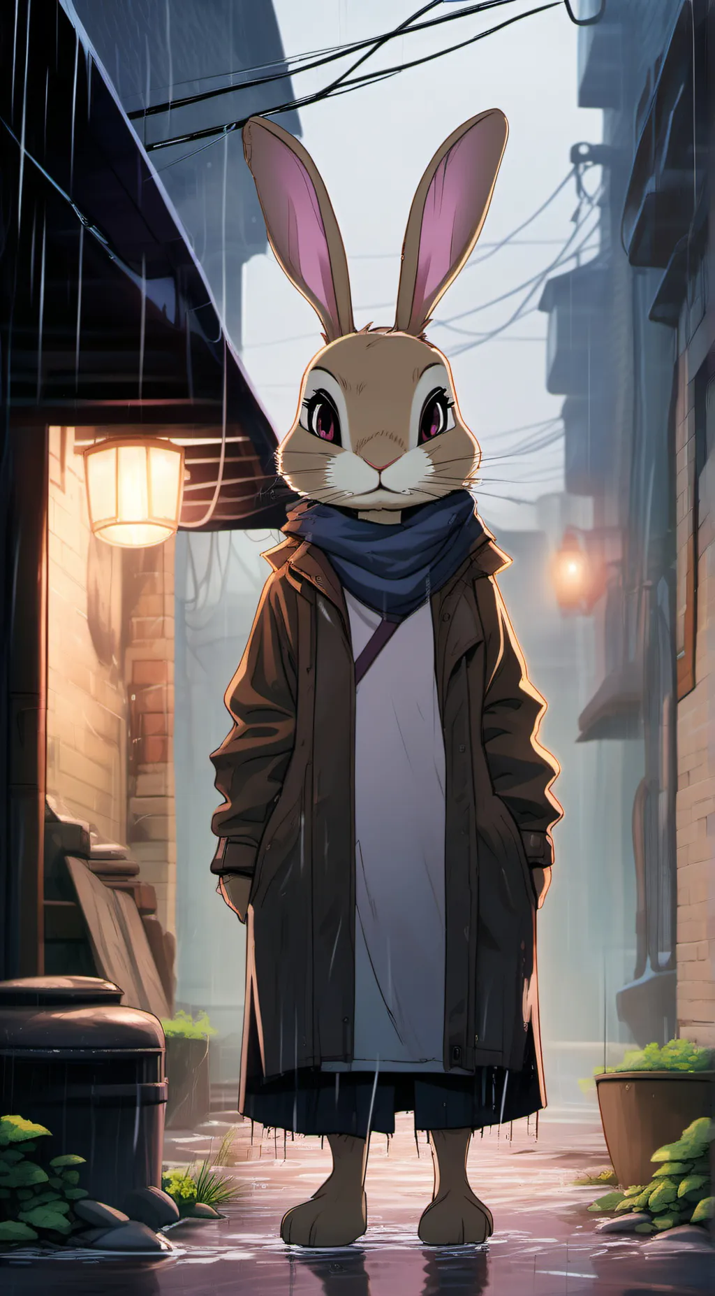 ai character: hare background