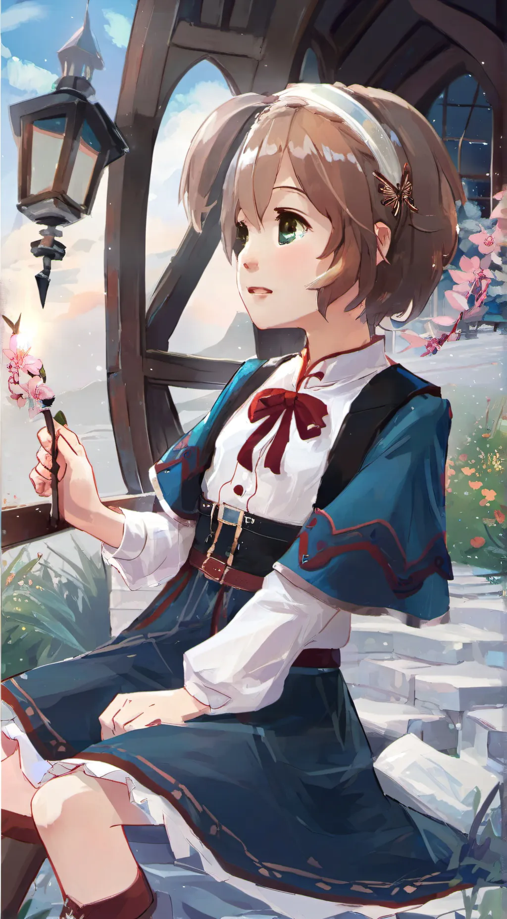 ai character: marina  background