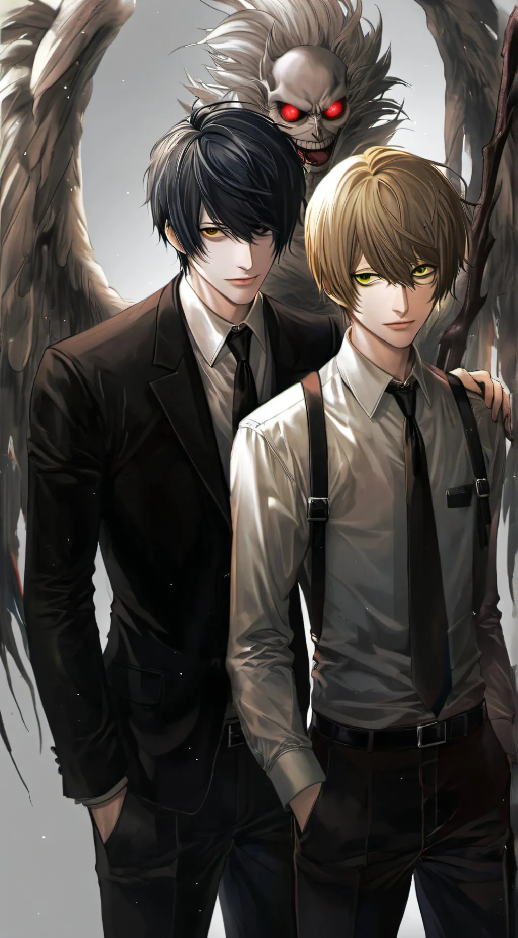 ai character: Death note background