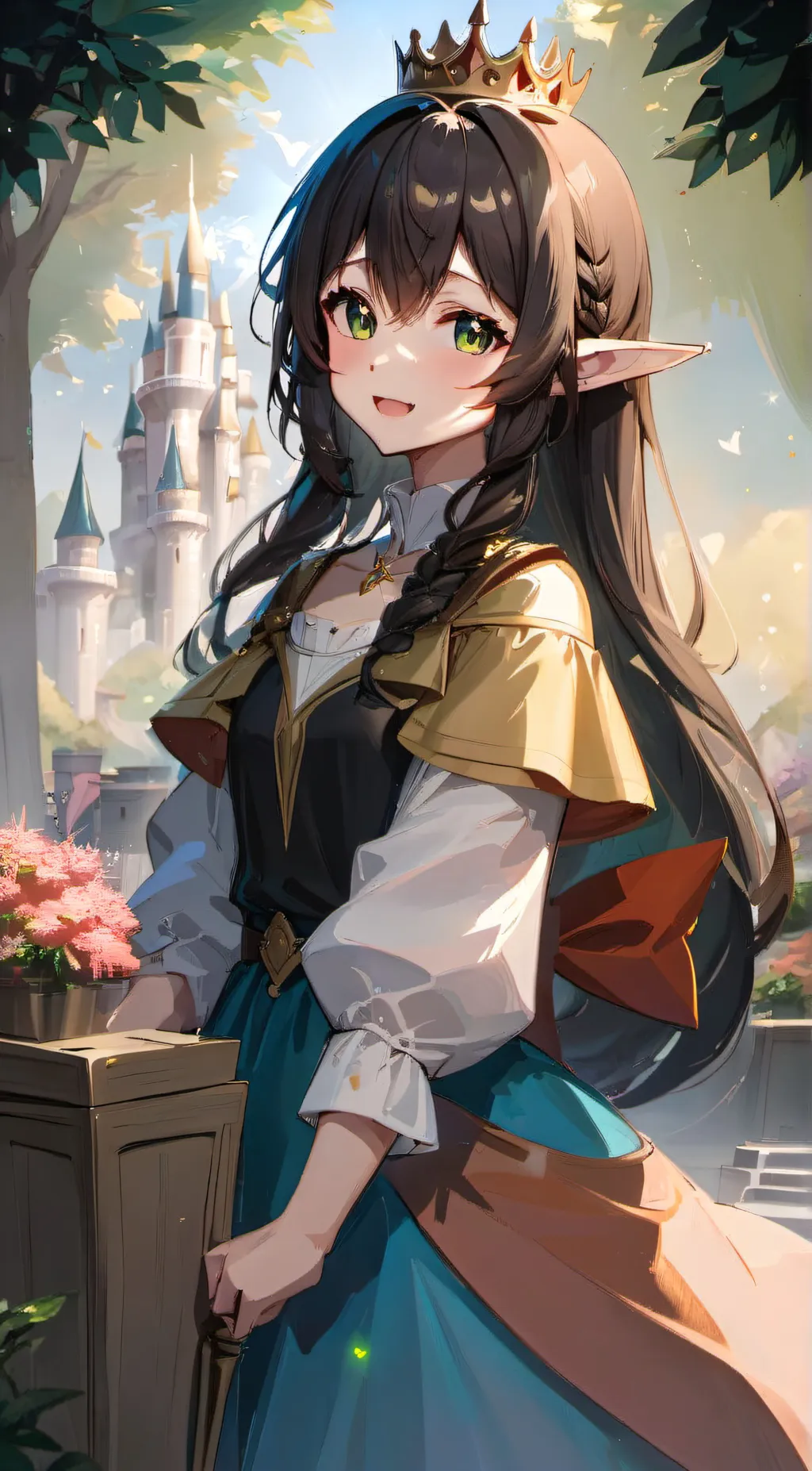 ai character: Aria background