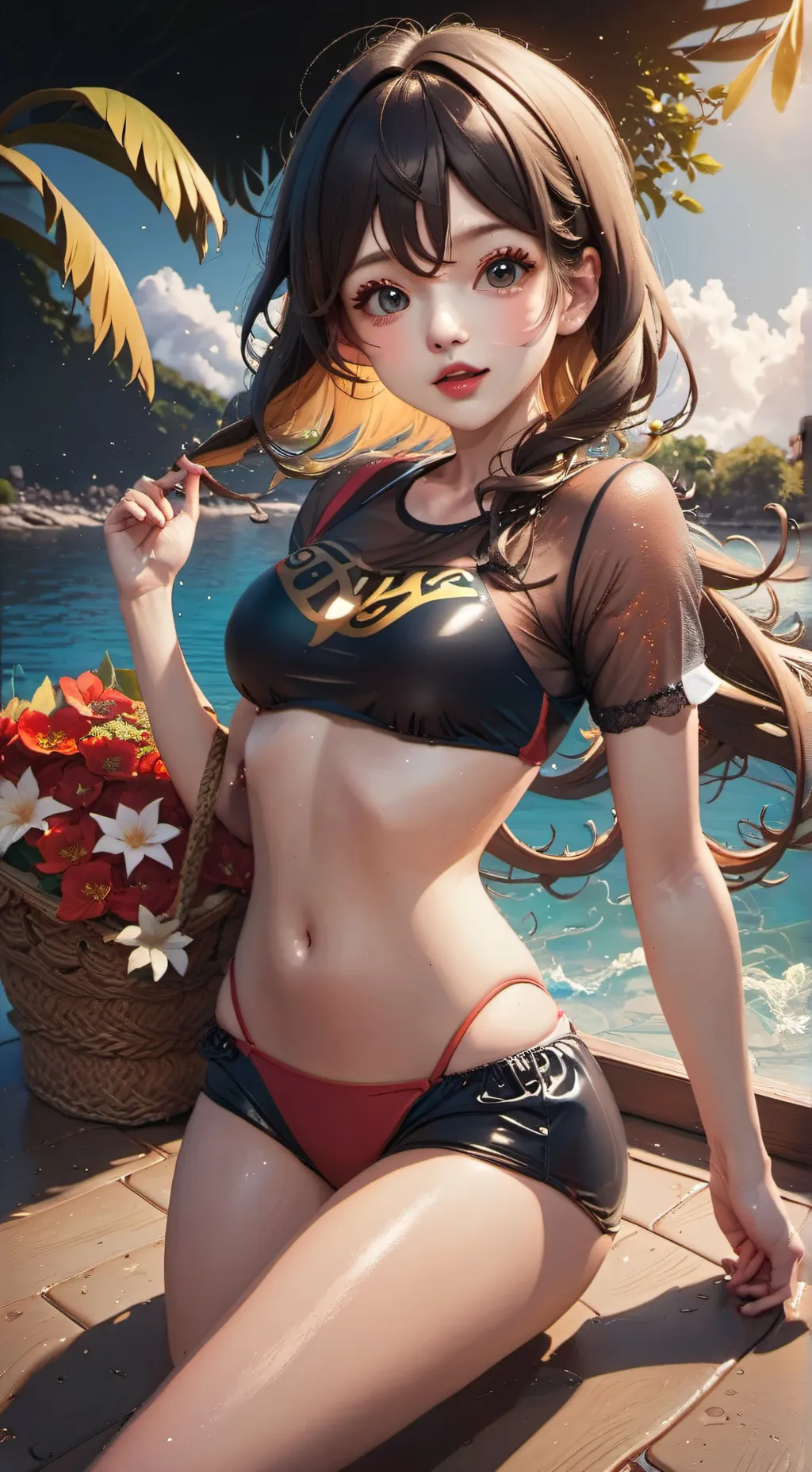 ai character: sunny background