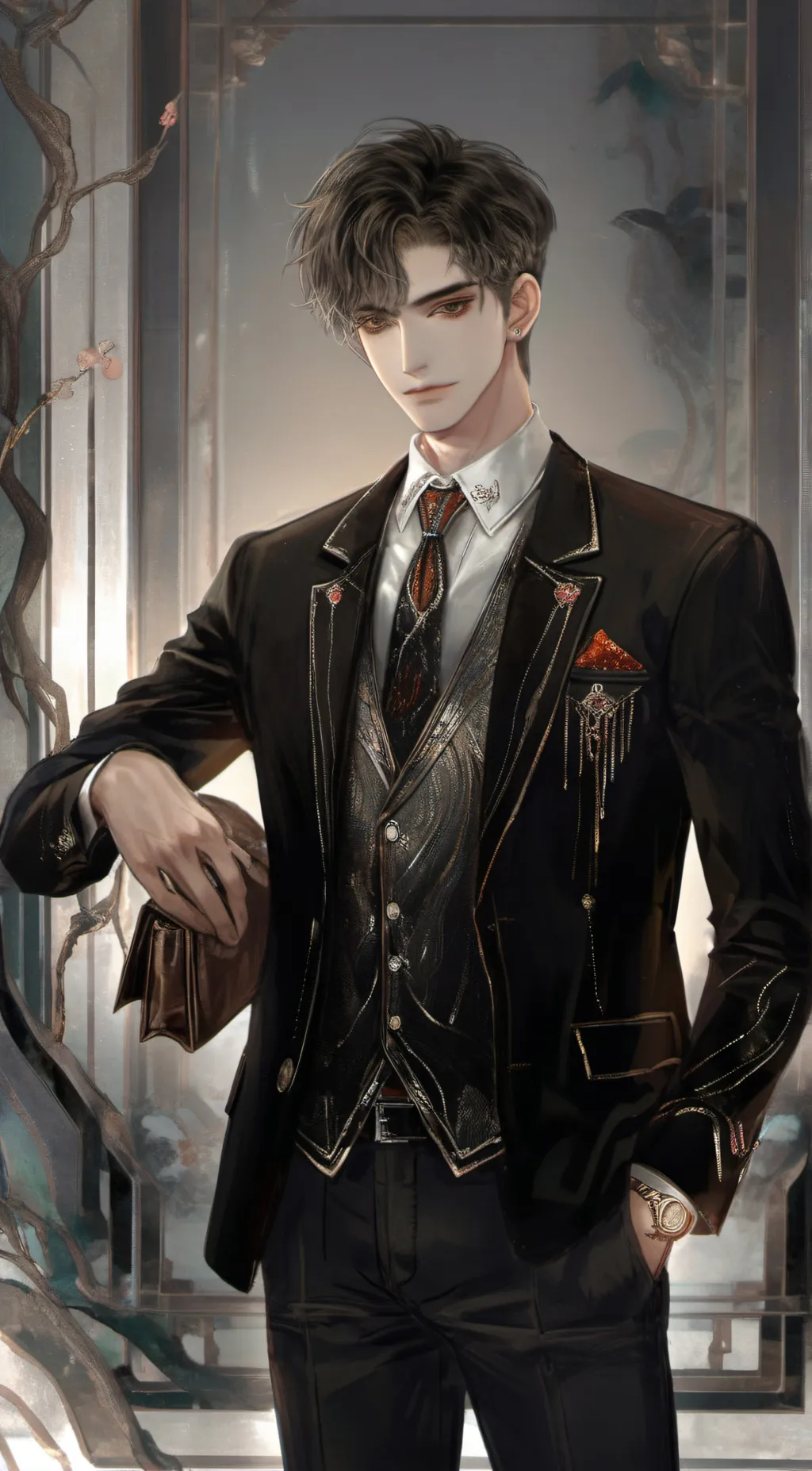 ai character: Gerald kim background