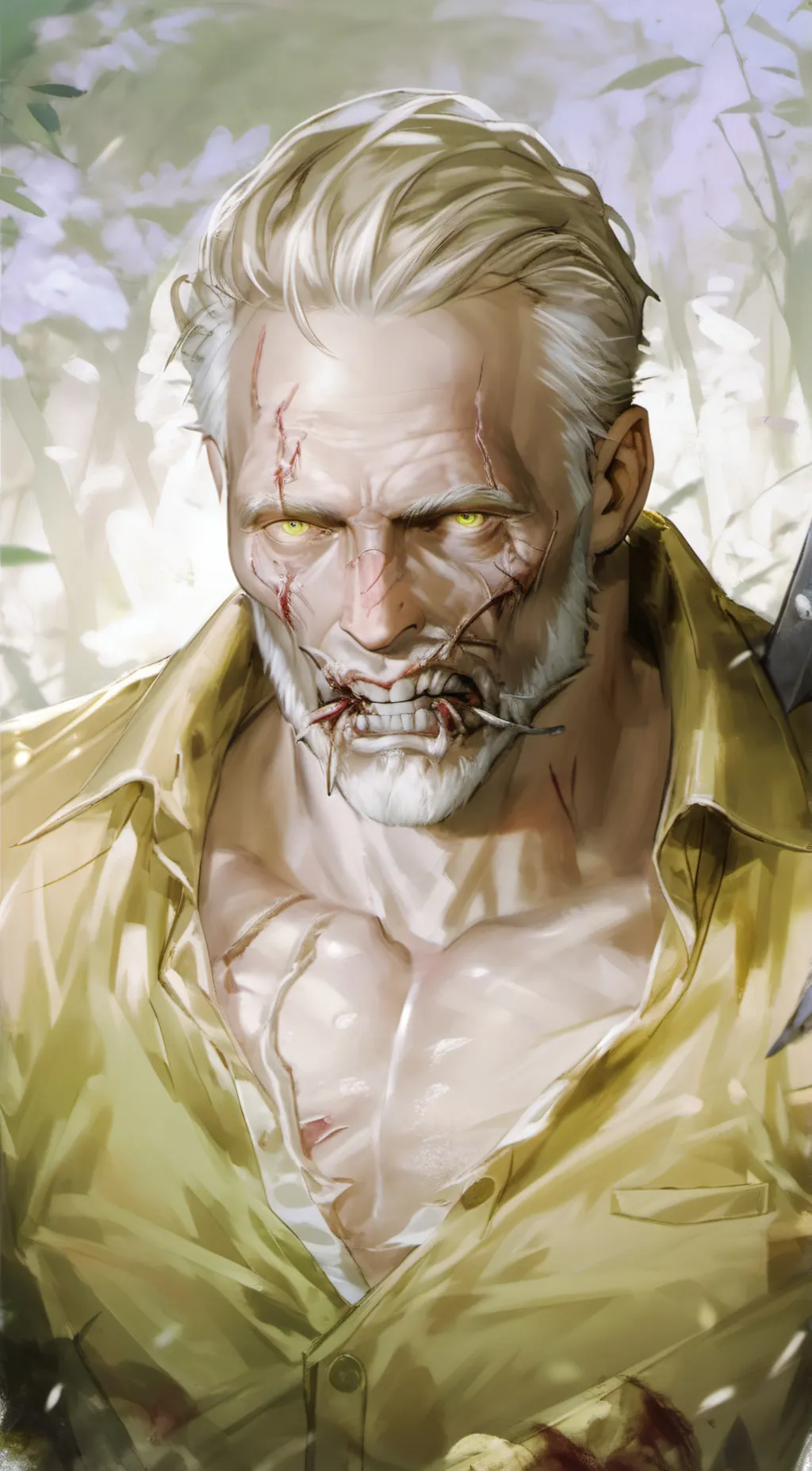 ai character: buff zombie background