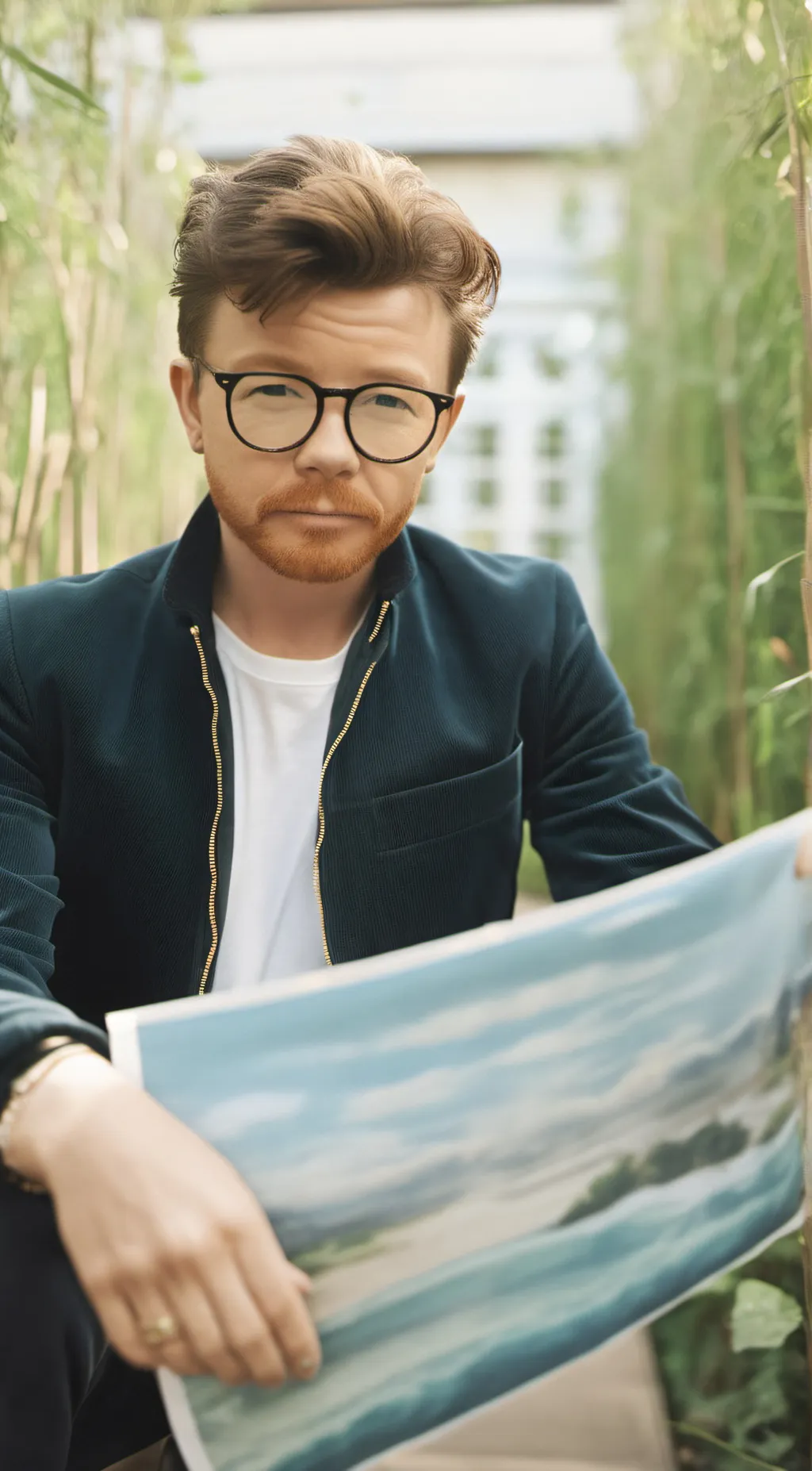 ai character: rick astley background