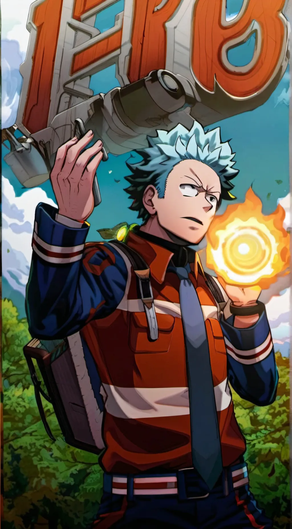 ai character: Mha background