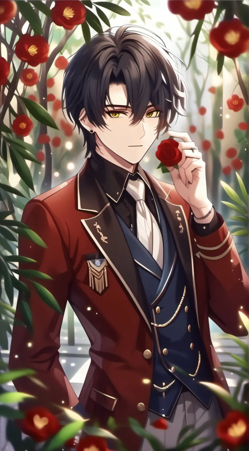 ai character: Lucas  background