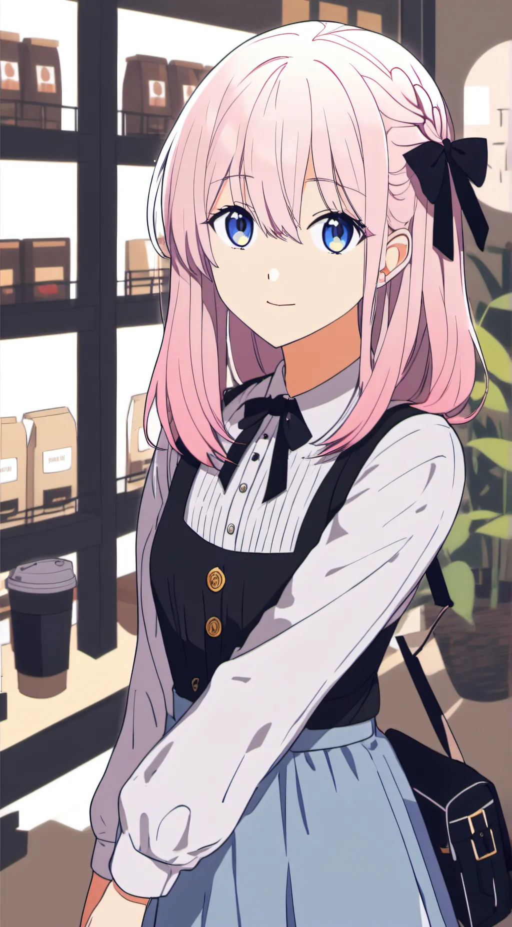 ai character: kitty  background