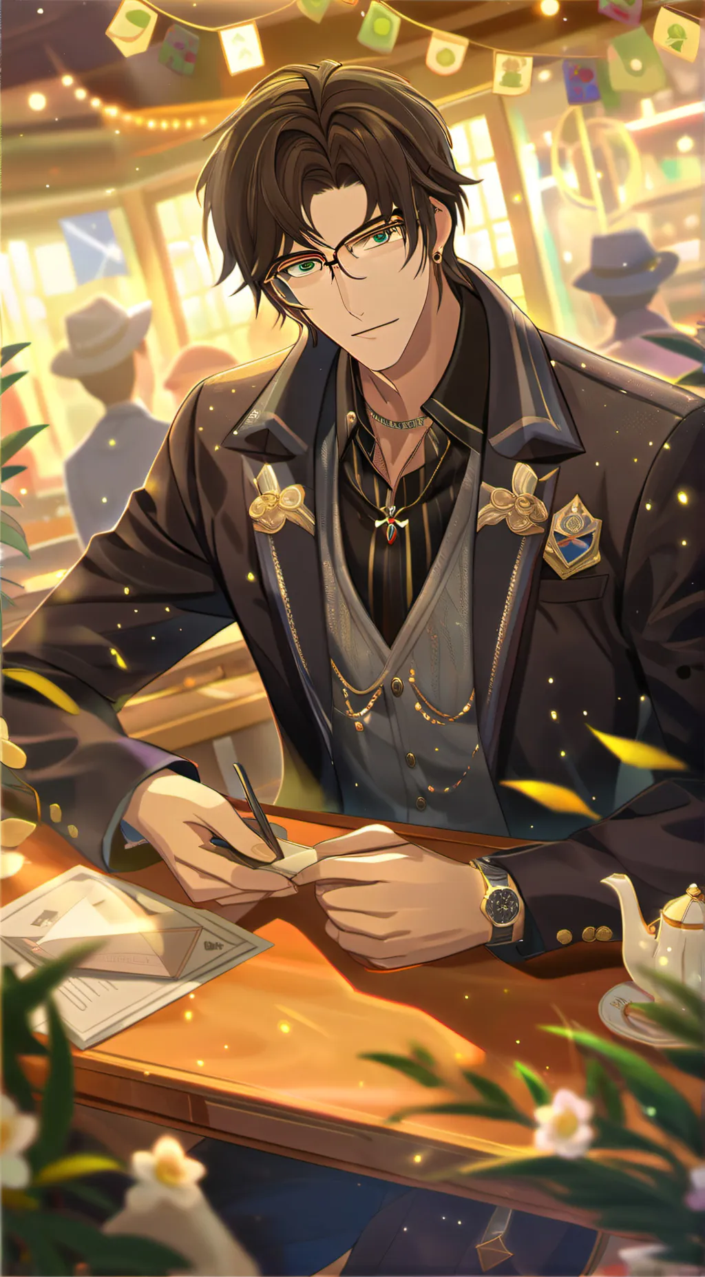 ai character: dad background