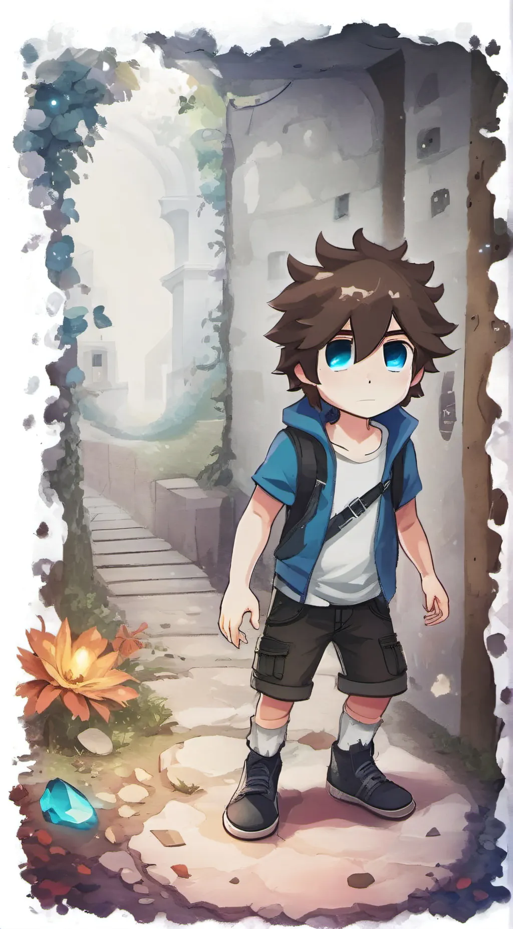 ai character: Colin  background