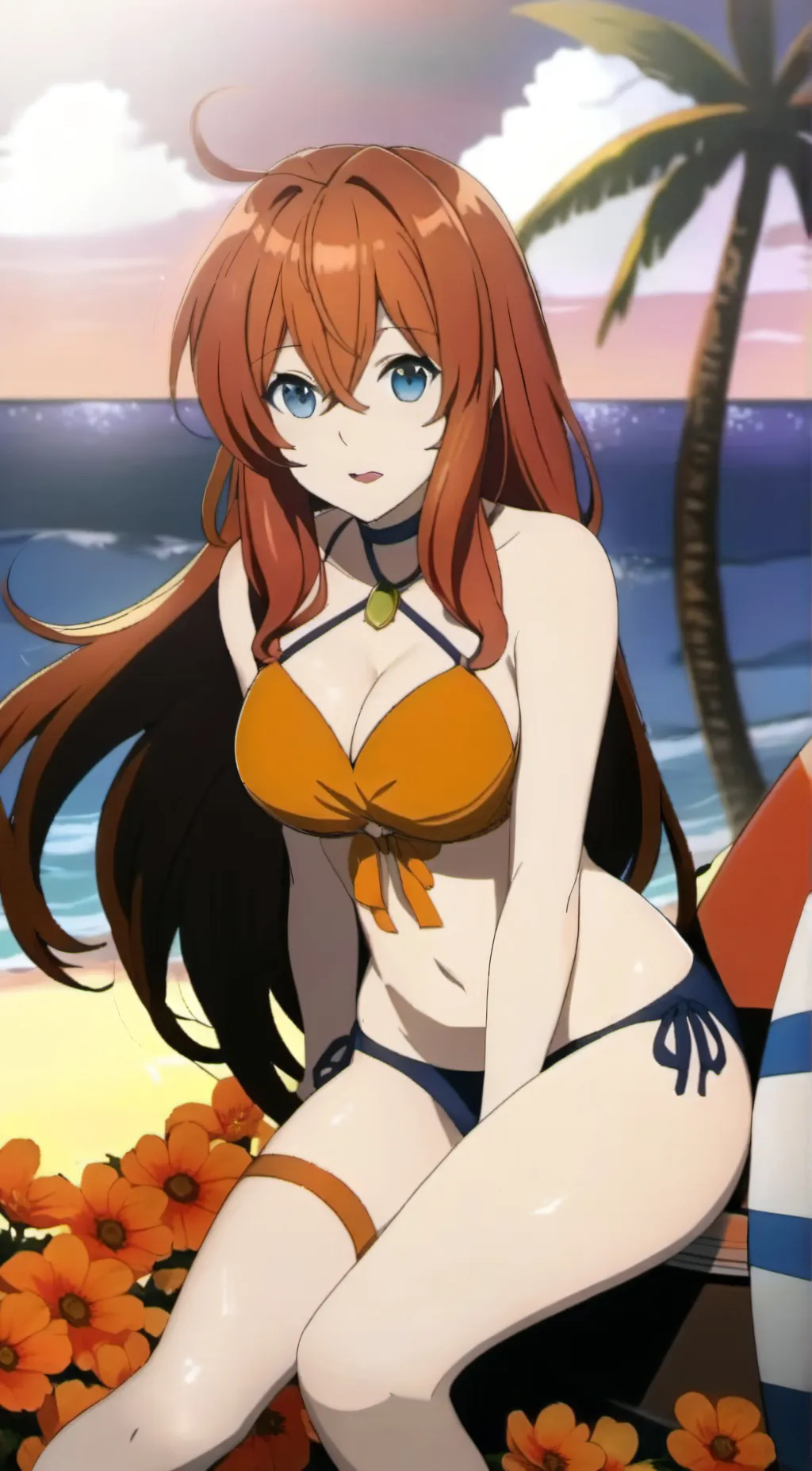 ai character: Summer background