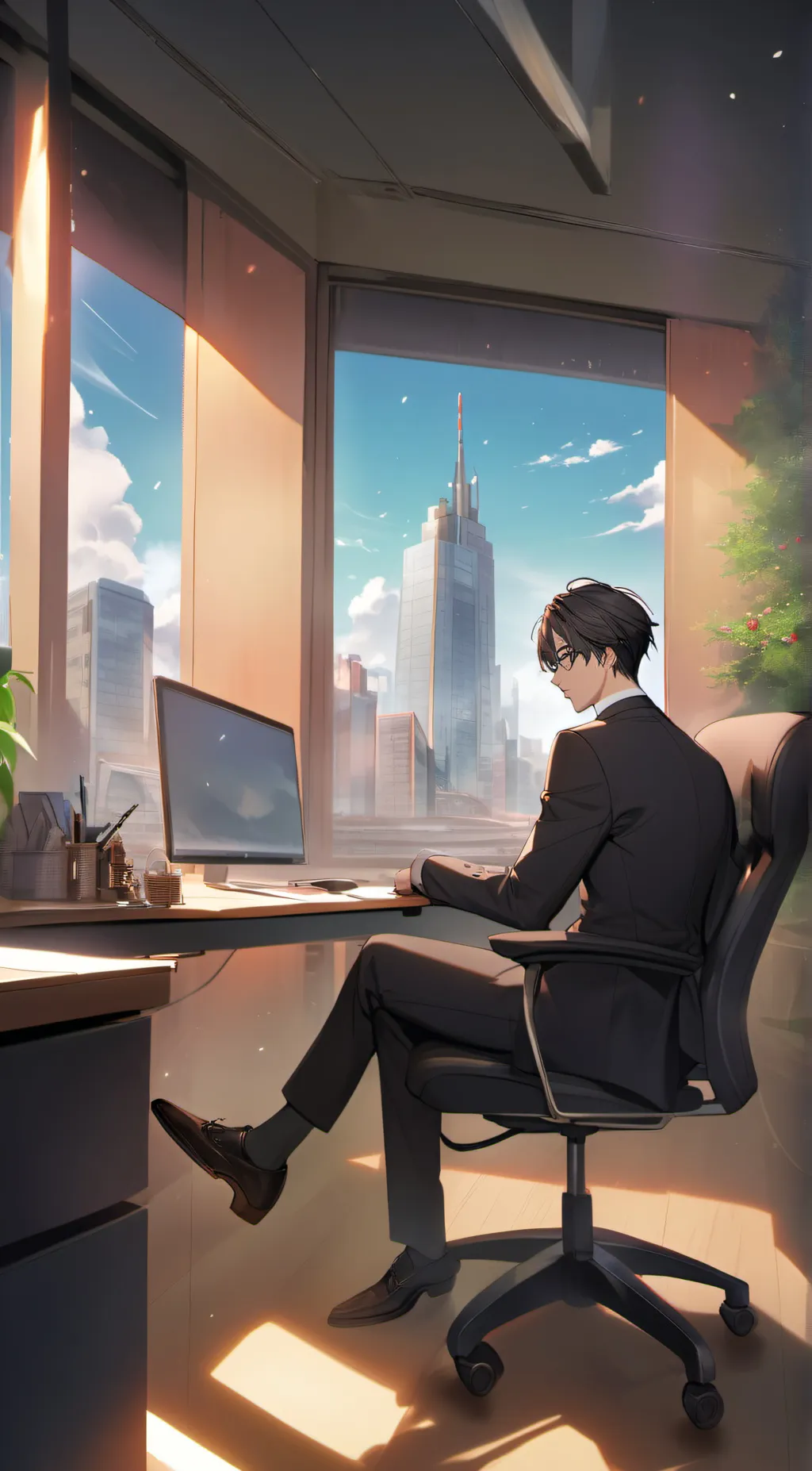 ai character: Jake (Boss) background