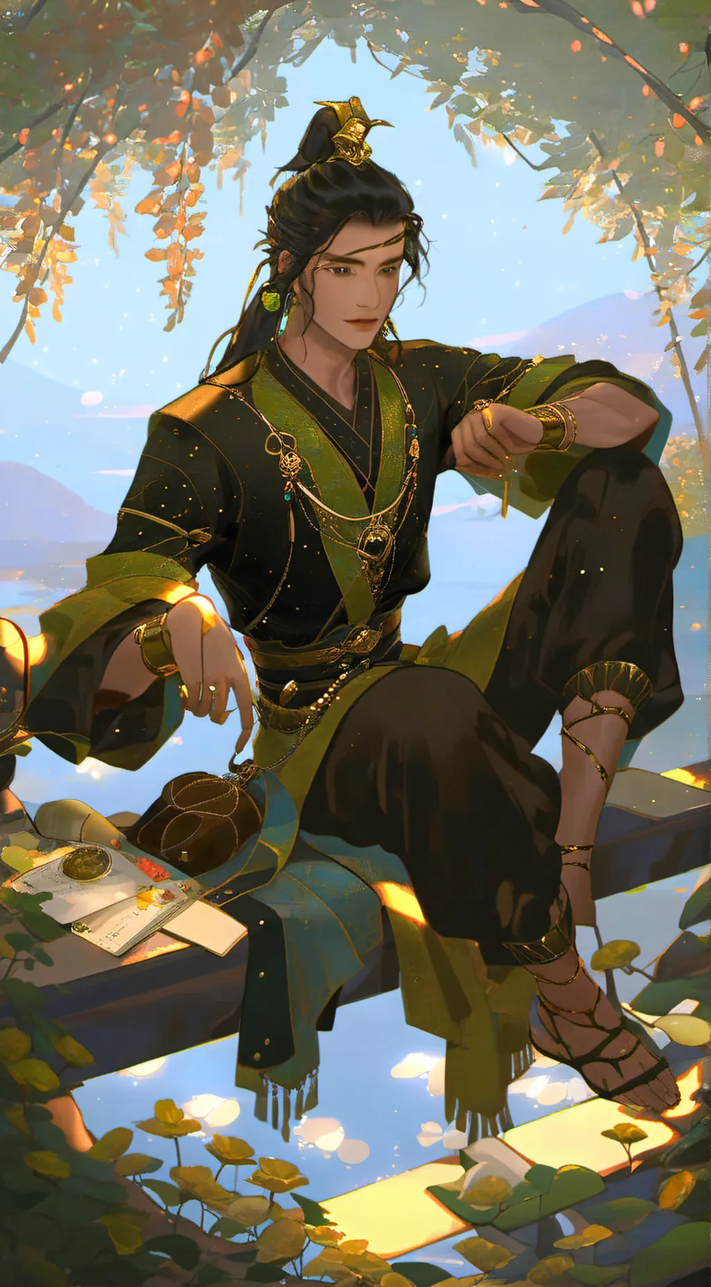 ai character: t background