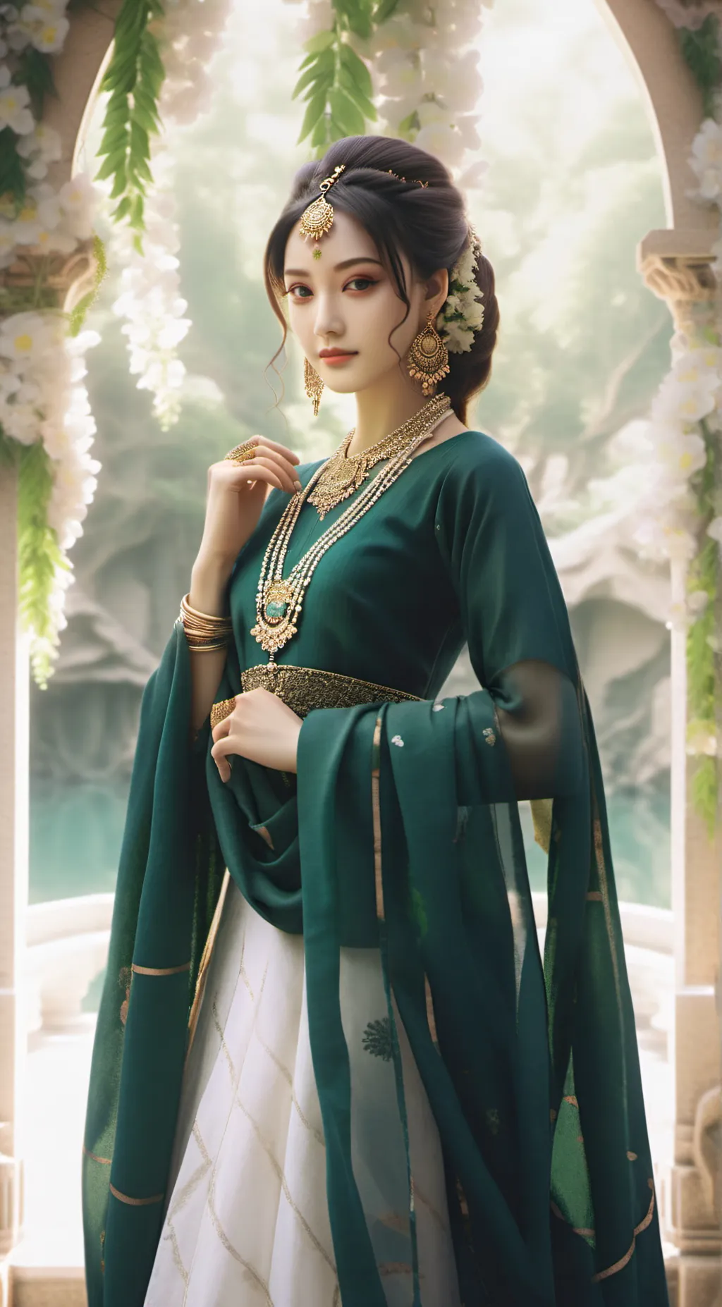 ai character: angel background