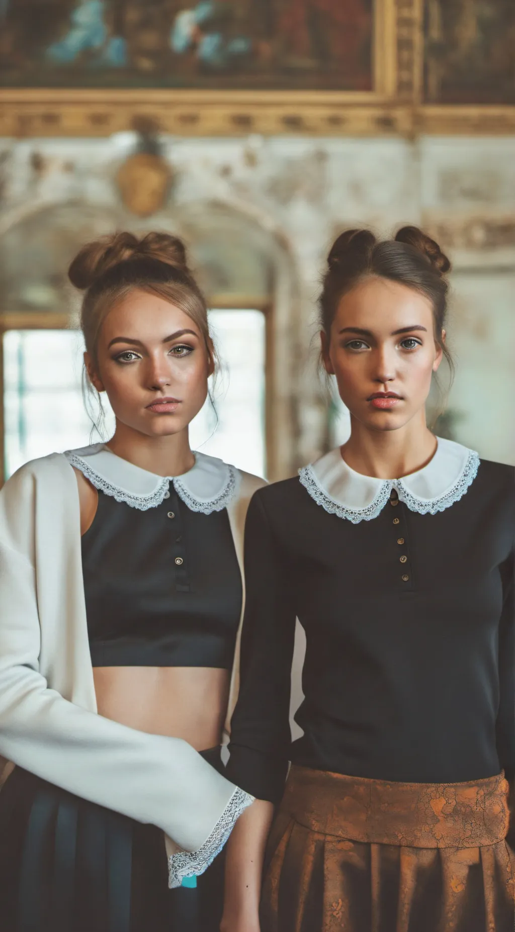 ai character: Mia and Lia background