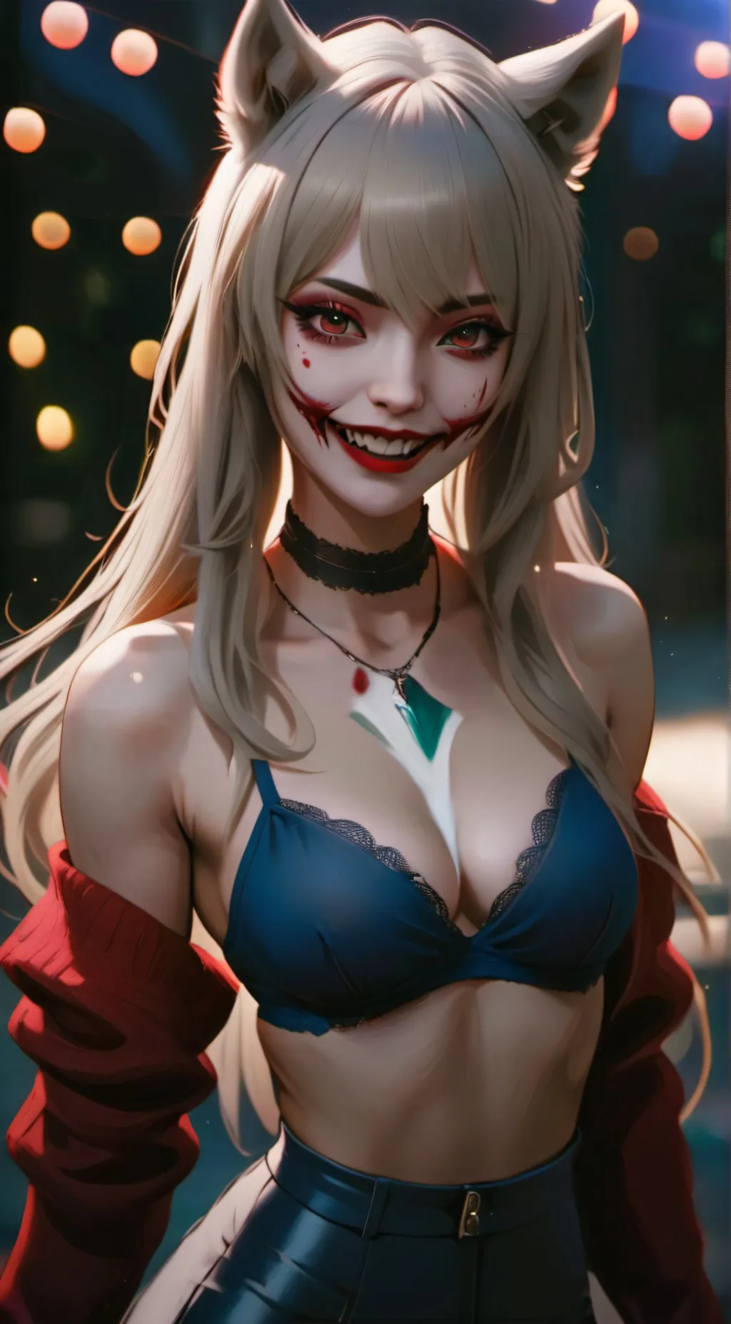 ai character: Clawdeen  background