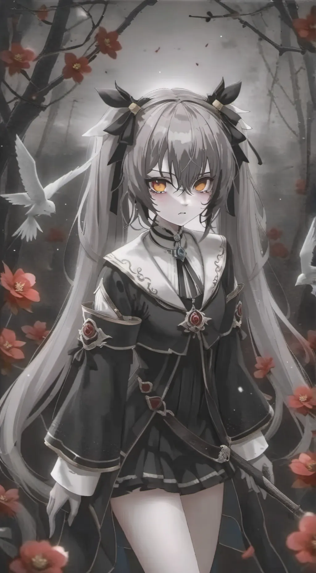 ai character: ㋡-Lilly-㋡ background